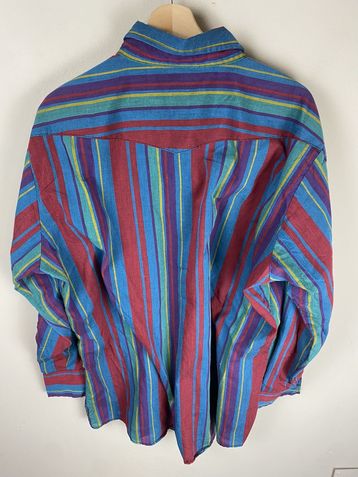 Vintage Vintage Saddle King Spiral Western Button Up Size US L / EU 52-54 / 3 - 2 Thumbnail