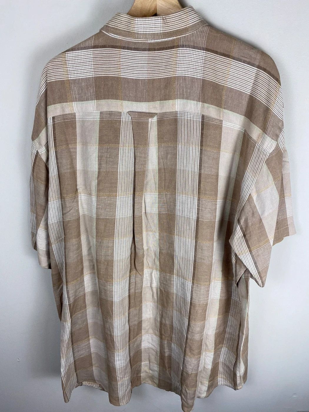 Vintage Vintage Pendleton Tan Beige Check Shirt Size US XXL / EU 58 / 5 - 3 Thumbnail