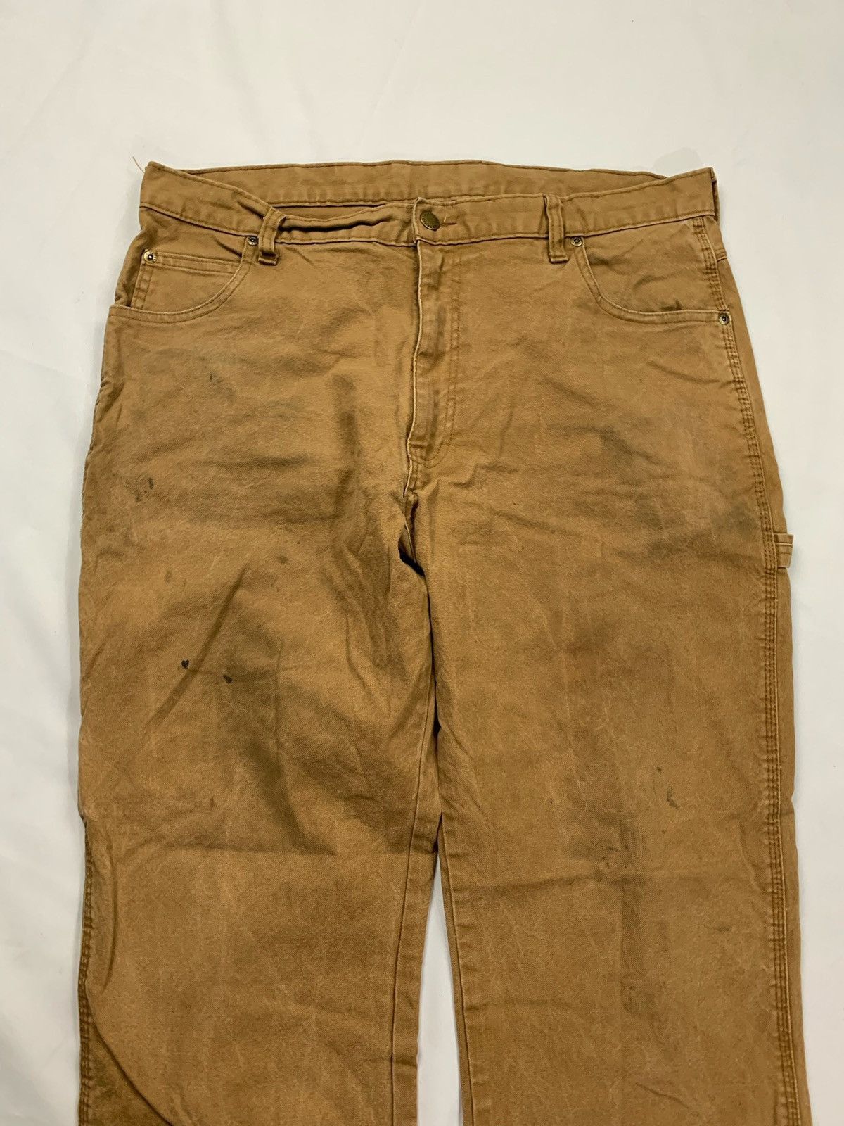Dickies × Jean × Vintage Vintage Dickies Black Tab Brown Pants 38x31 Size US 38 / EU 54 - 2 Thumbnail