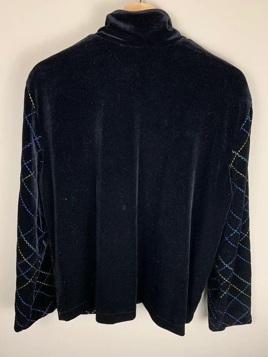 Vintage Vintage Neon Wavelength Zip Cardigan Size US L / EU 52-54 / 3 - 2 Thumbnail