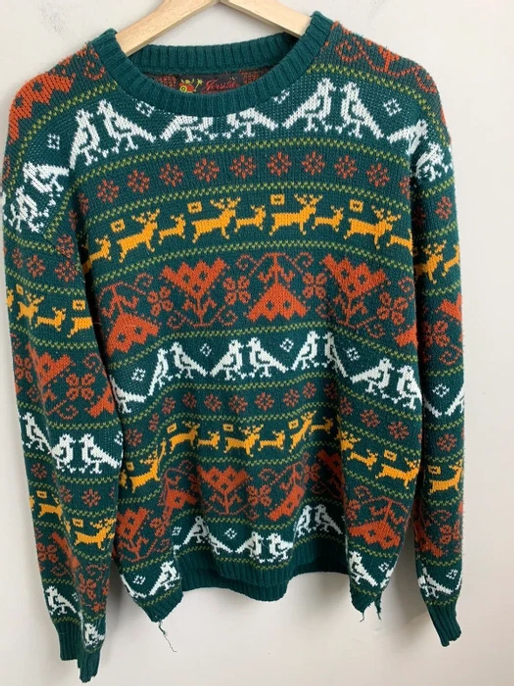 Vintage Vintage Wild Things Knit Sweater Size US L / EU 52-54 / 3 - 3 Thumbnail