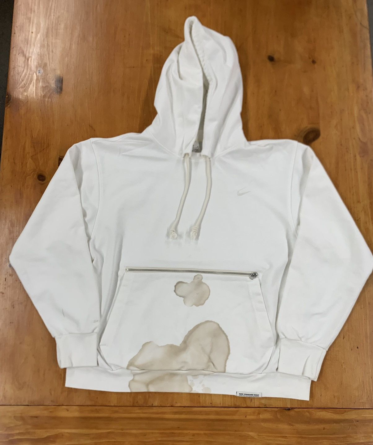 Nike × Vintage Vintage Crewneck Nike Zip Neck Hoodie Size US XL / EU 56 / 4 - 3 Thumbnail