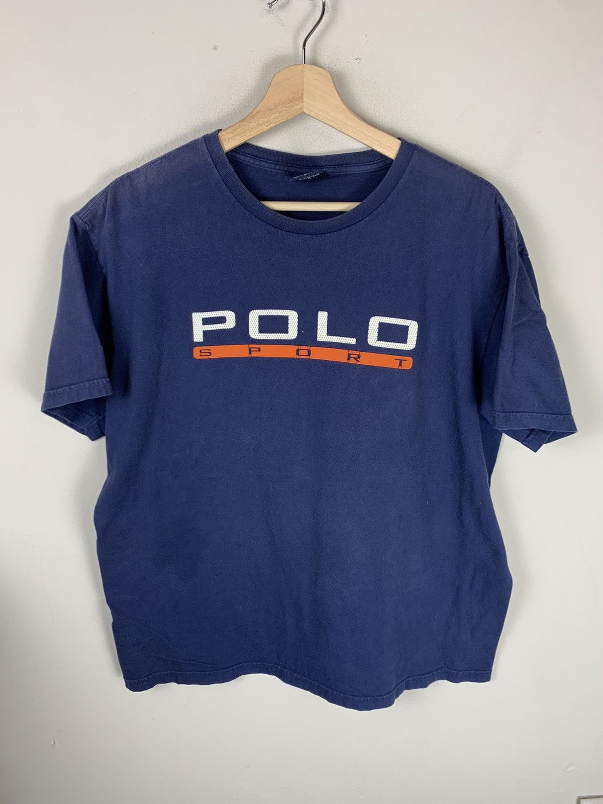 Vintage Vintage Polo Sport Underline Logo Polo Size US M / EU 48-50 / 2 - 2 Thumbnail