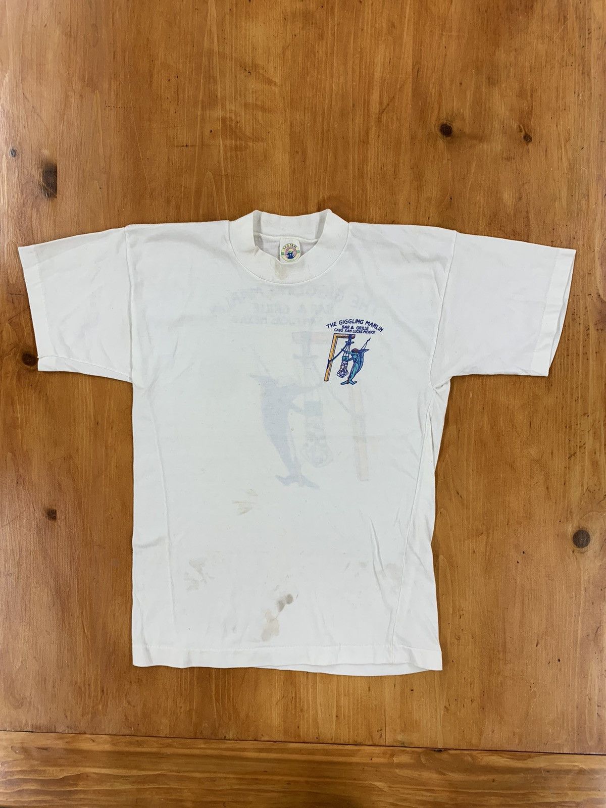 Band Tees × Vintage Vintage Sea Seal The Giggling Marlin Bar&Grill Tourist Tee Size US L / EU 52-54 / 3 - 3 Thumbnail