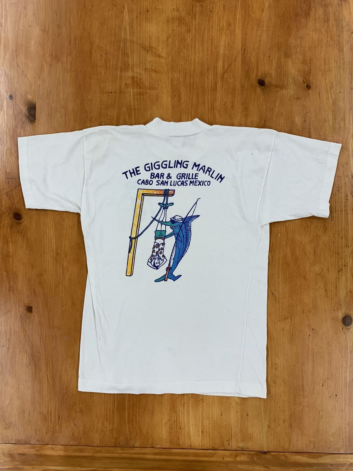 Band Tees × Vintage Vintage Sea Seal The Giggling Marlin Bar&Grill Tourist Tee Size US L / EU 52-54 / 3 - 5 Thumbnail