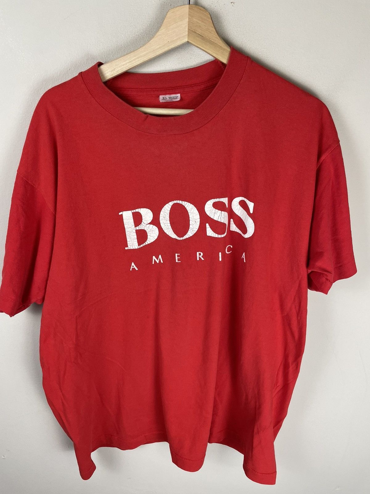 Vintage Vintage Boss America T-Shirt Size US XL / EU 56 / 4 - 3 Thumbnail