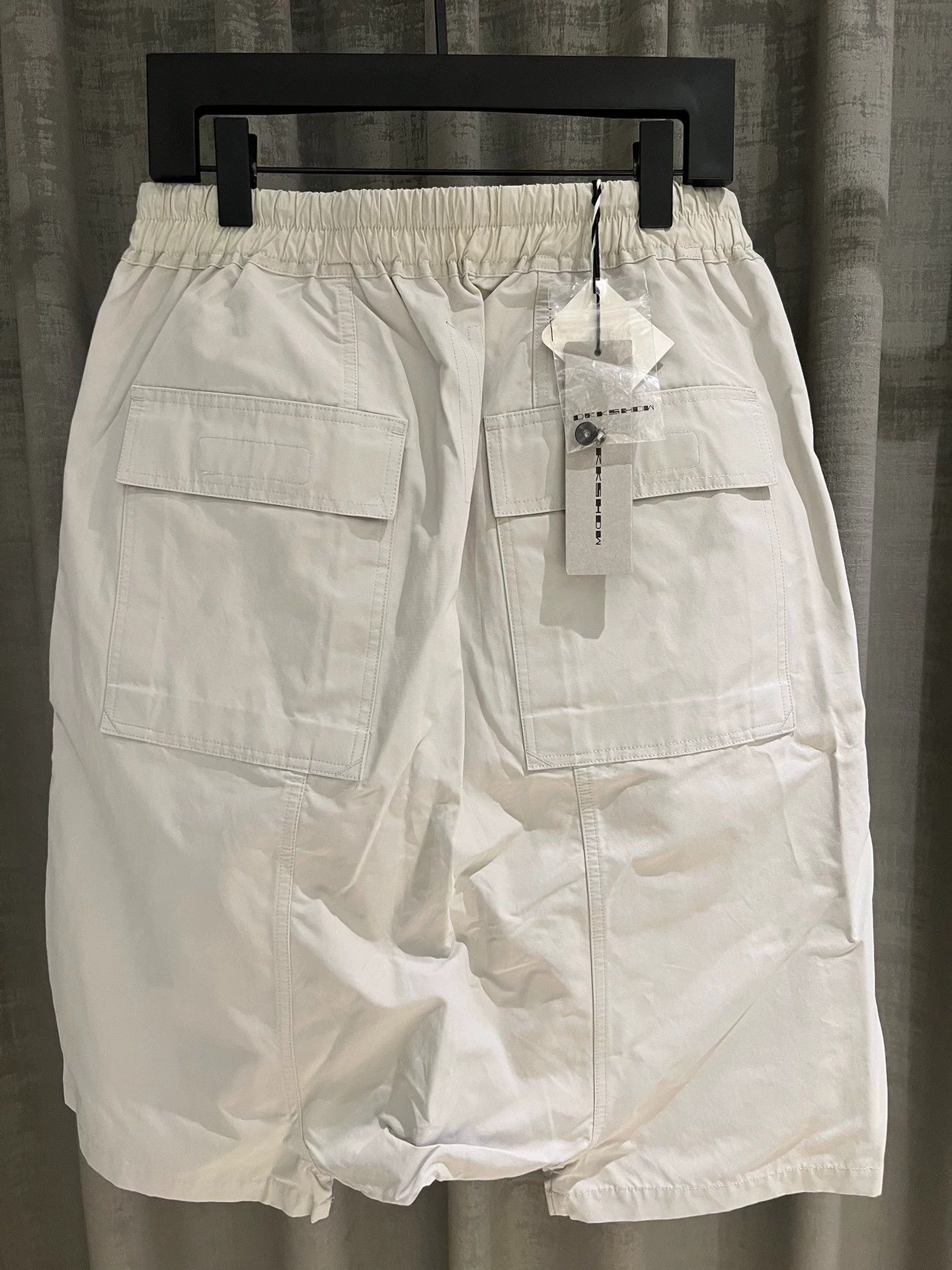 Rick Owens Rick Owens Elephant grey shorts with inclined placket Size US 32 / EU 48 - 5 Thumbnail