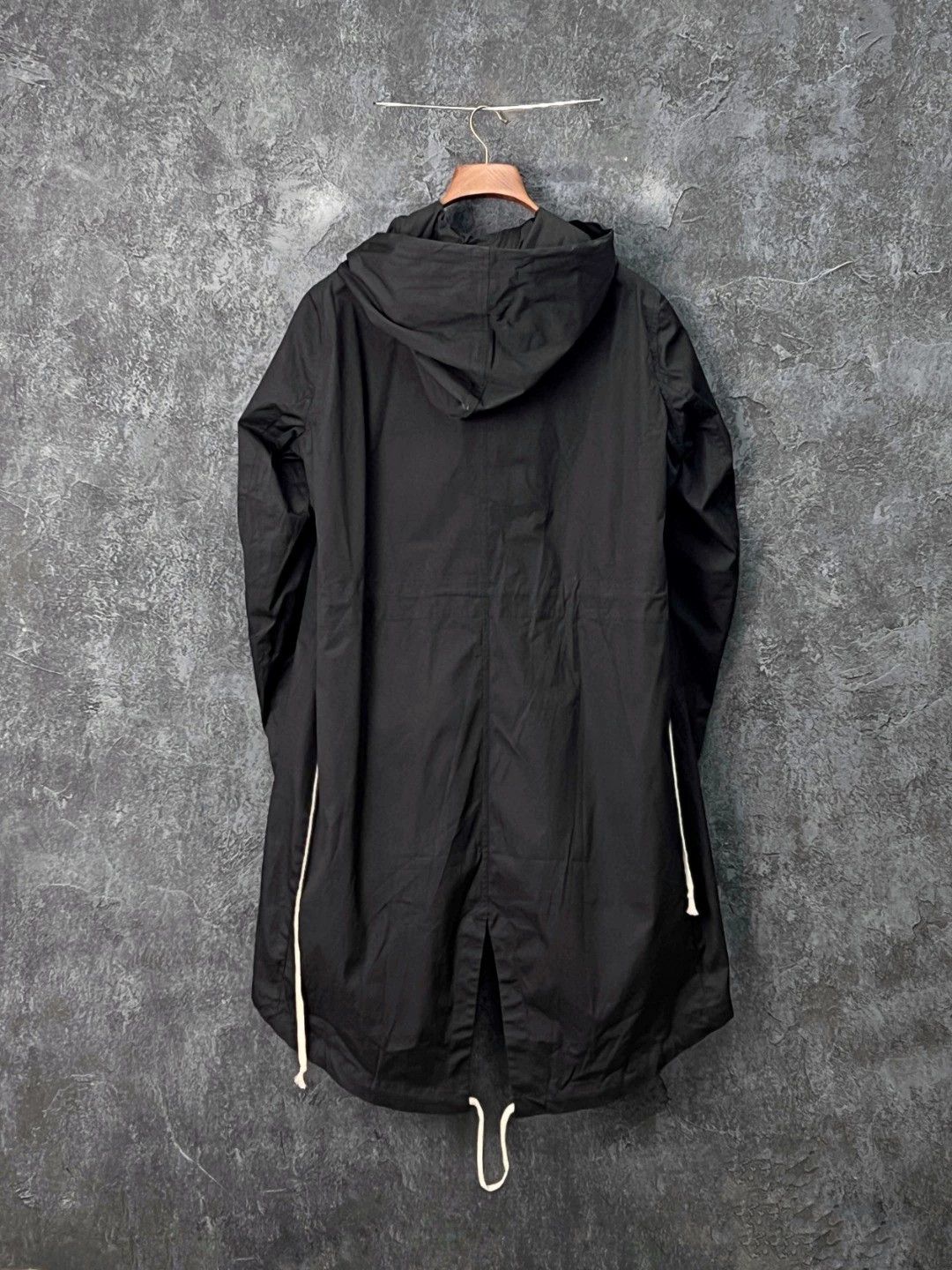 Rick Owens Rick Owens Irregular hem cotton hooded windbreaker Size US M / EU 48-50 / 2 - 2 Thumbnail