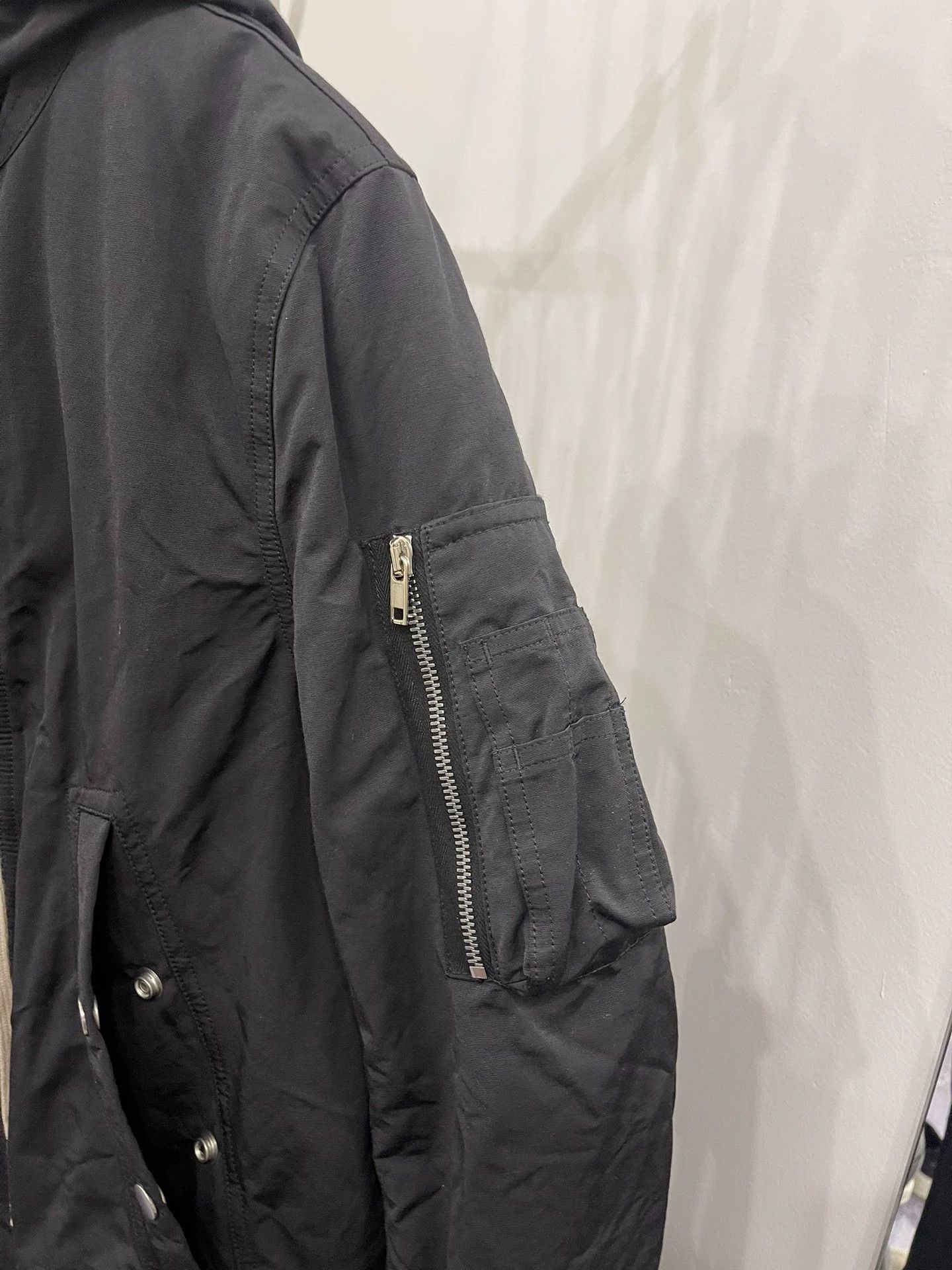 Rick Owens Rick Owens Long bomber cotton-padded jacket Size US XS / EU 42 / 0 - 2 Thumbnail