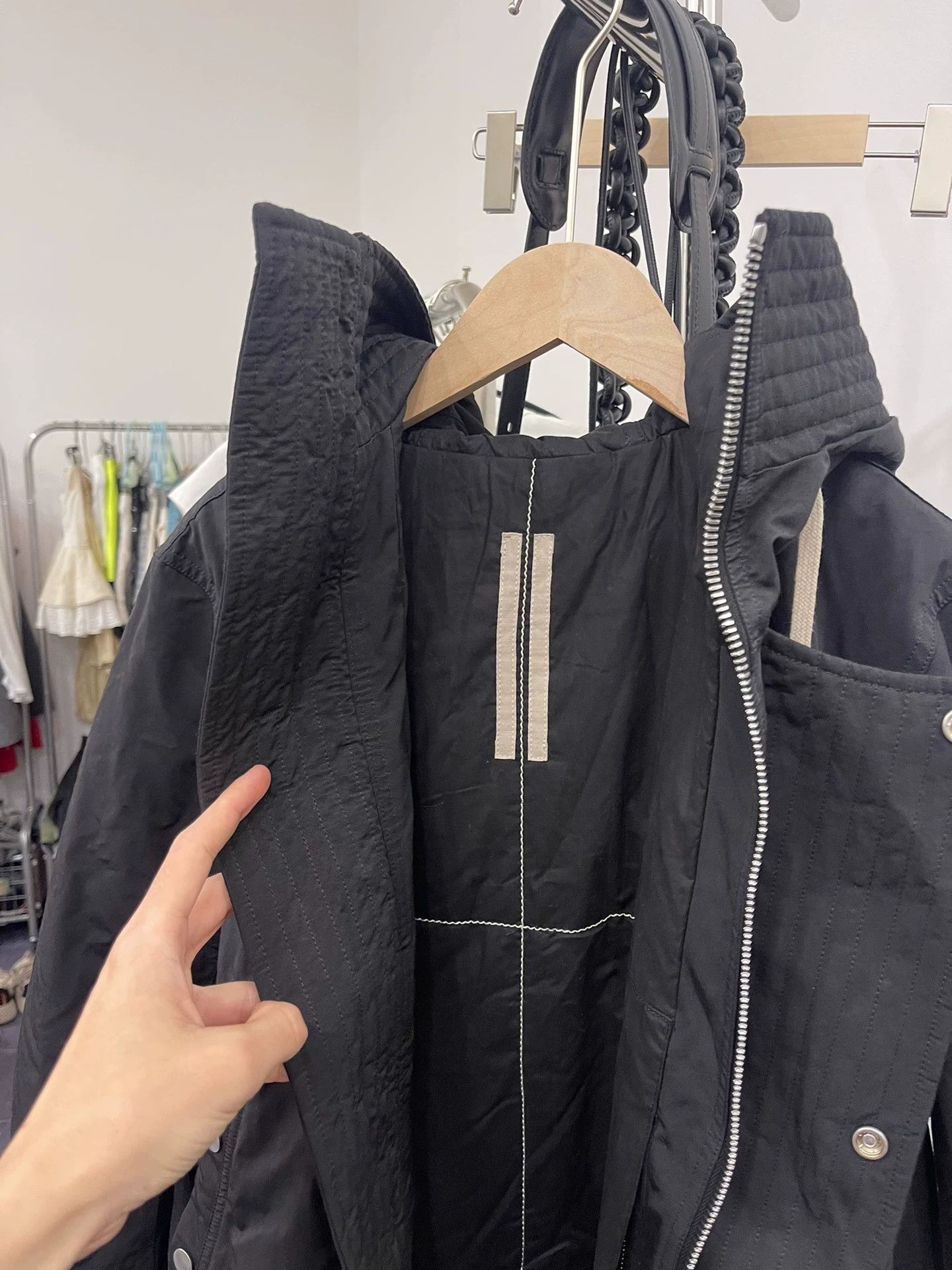 Rick Owens Rick Owens Long bomber cotton-padded jacket Size US XS / EU 42 / 0 - 7 Thumbnail