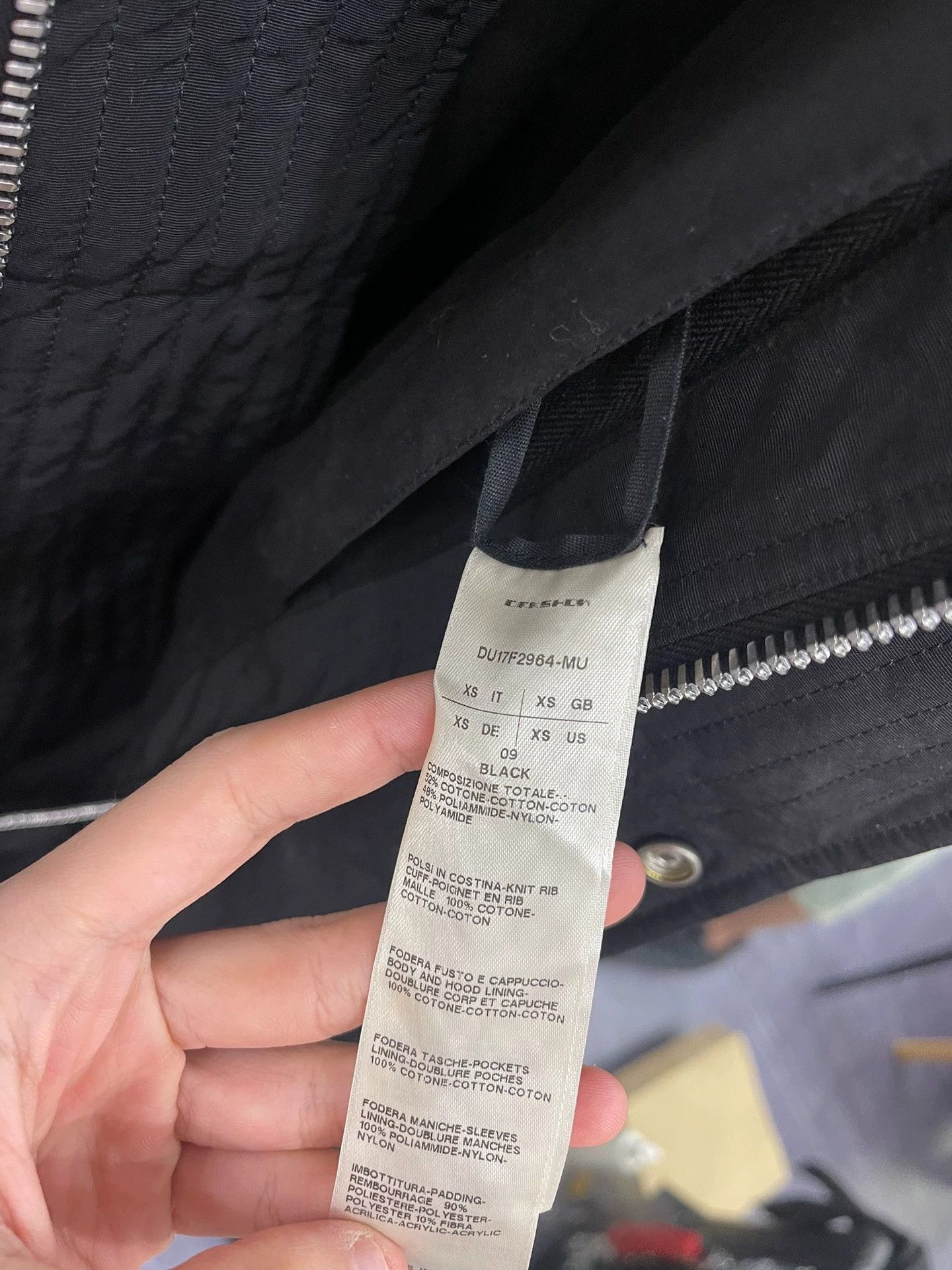 Rick Owens Rick Owens Long bomber cotton-padded jacket Size US XS / EU 42 / 0 - 5 Thumbnail