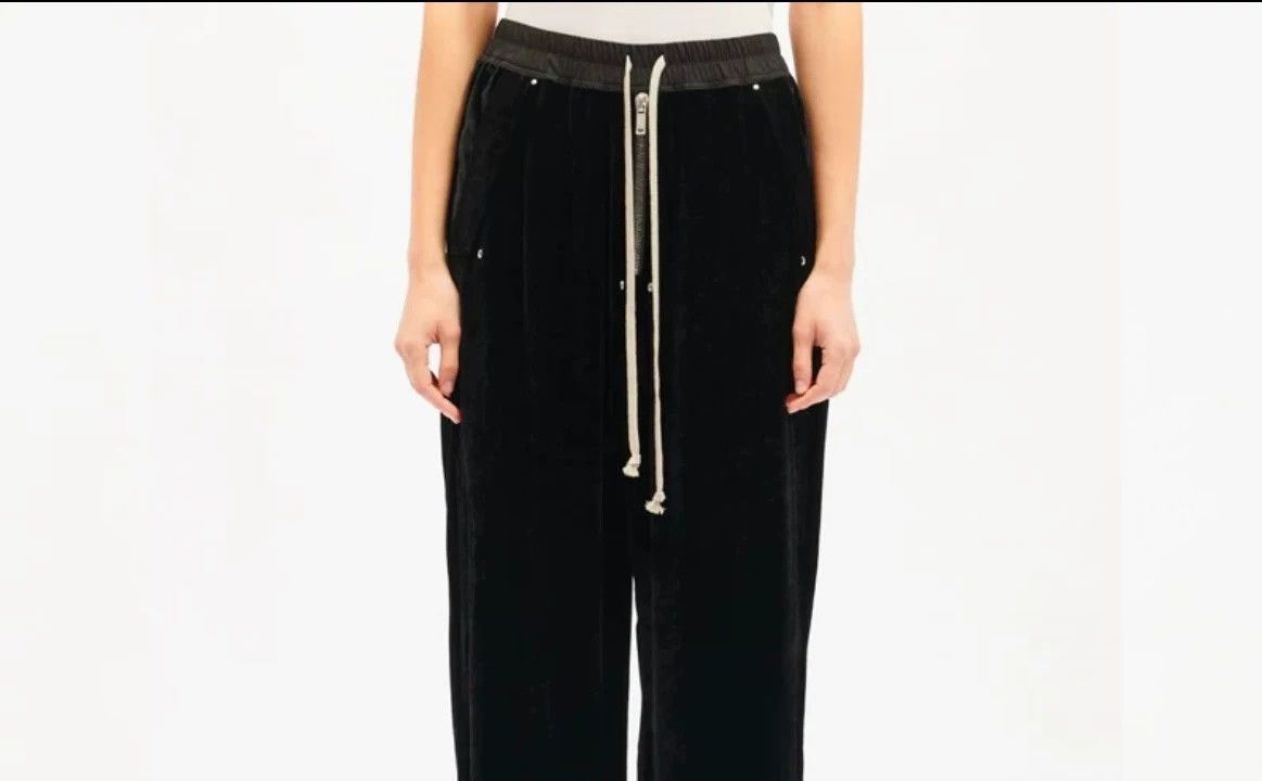 Rick Owens Rick Owens Black baggy trousers with drape. Size US 32 / EU 48 - 2 Thumbnail