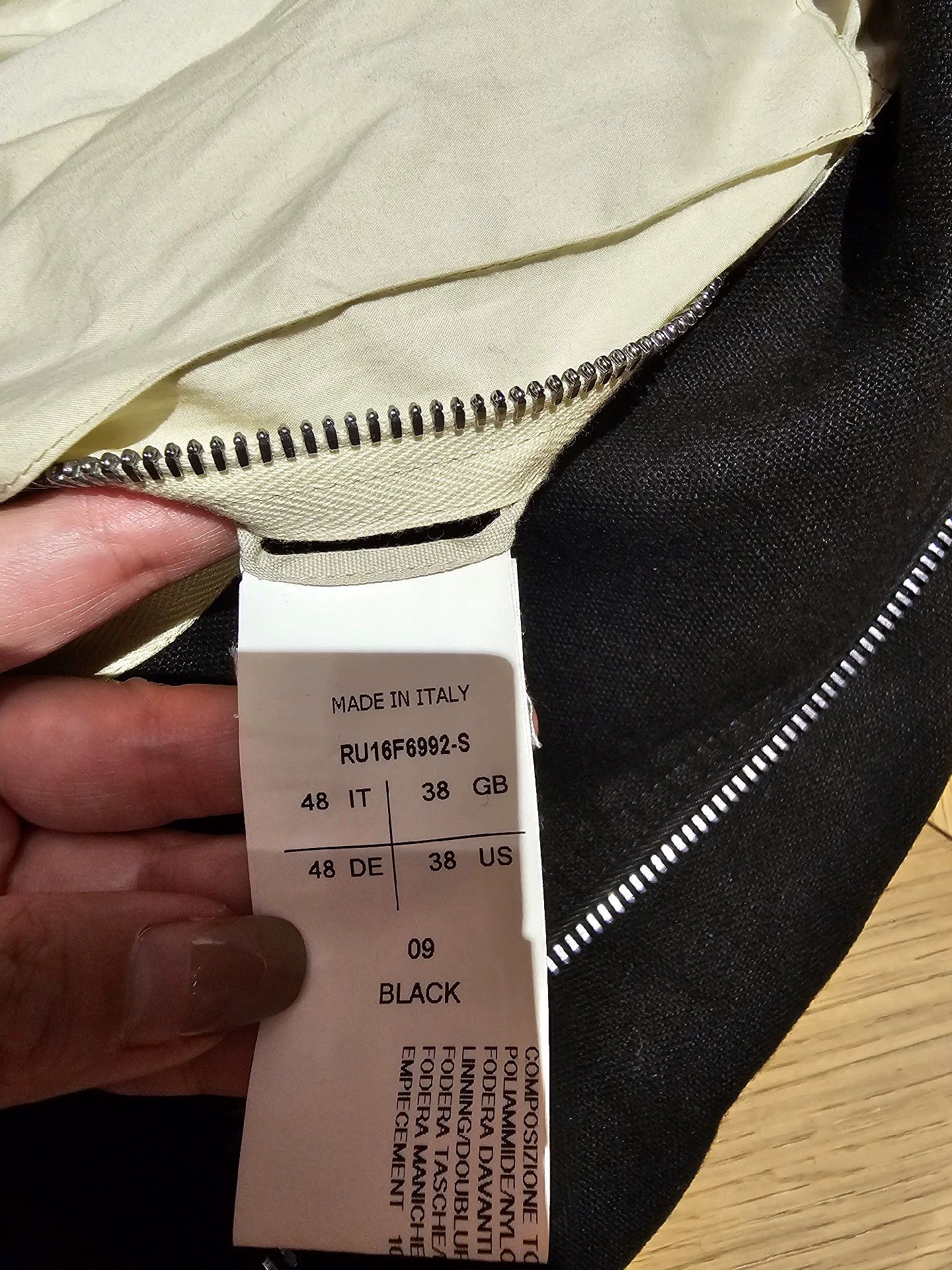 Rick Owens Rick Owens Long wool coat with vertical collar, oblique zipper and single split back Size US M / EU 48-50 / 2 - 3 Thumbnail