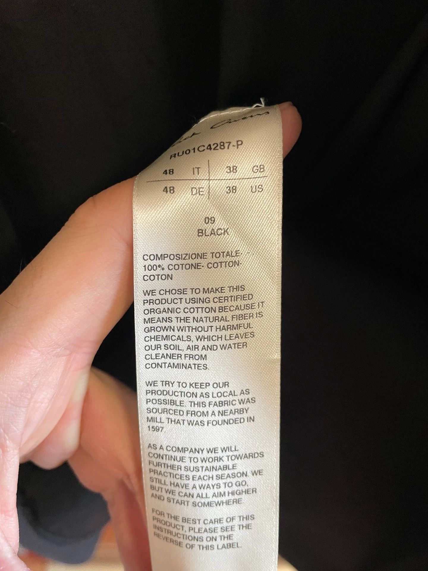 Rick Owens Rick Owens shirt Size US S / EU 44-46 / 1 - 3 Thumbnail