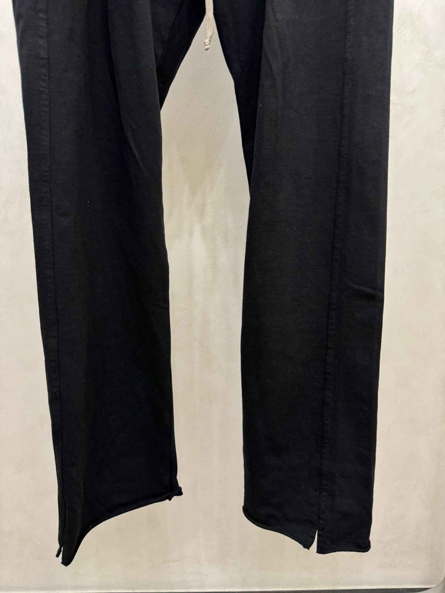 Rick Owens Rick Owens Solid color elastic drawstring straight slim casual pants Size US 32 / EU 48 - 4 Thumbnail
