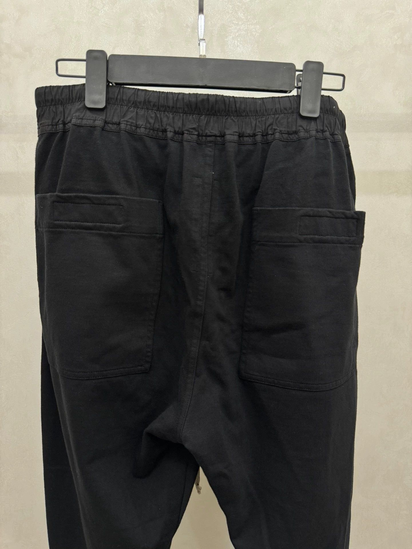 Rick Owens Rick Owens Solid color elastic drawstring straight slim casual pants Size US 32 / EU 48 - 5 Thumbnail
