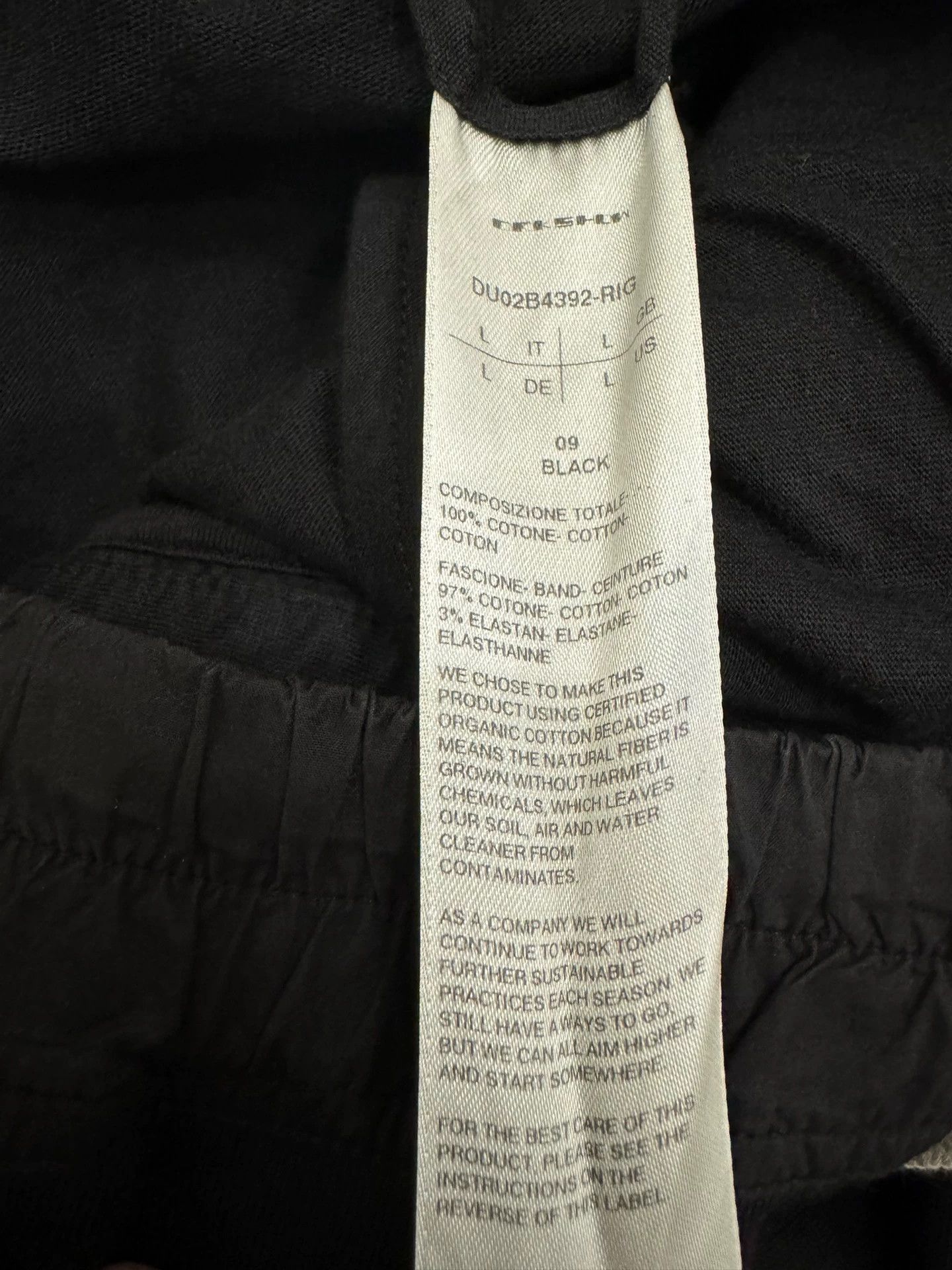Rick Owens Rick Owens Solid color elastic drawstring straight slim casual pants Size US 32 / EU 48 - 8 Thumbnail