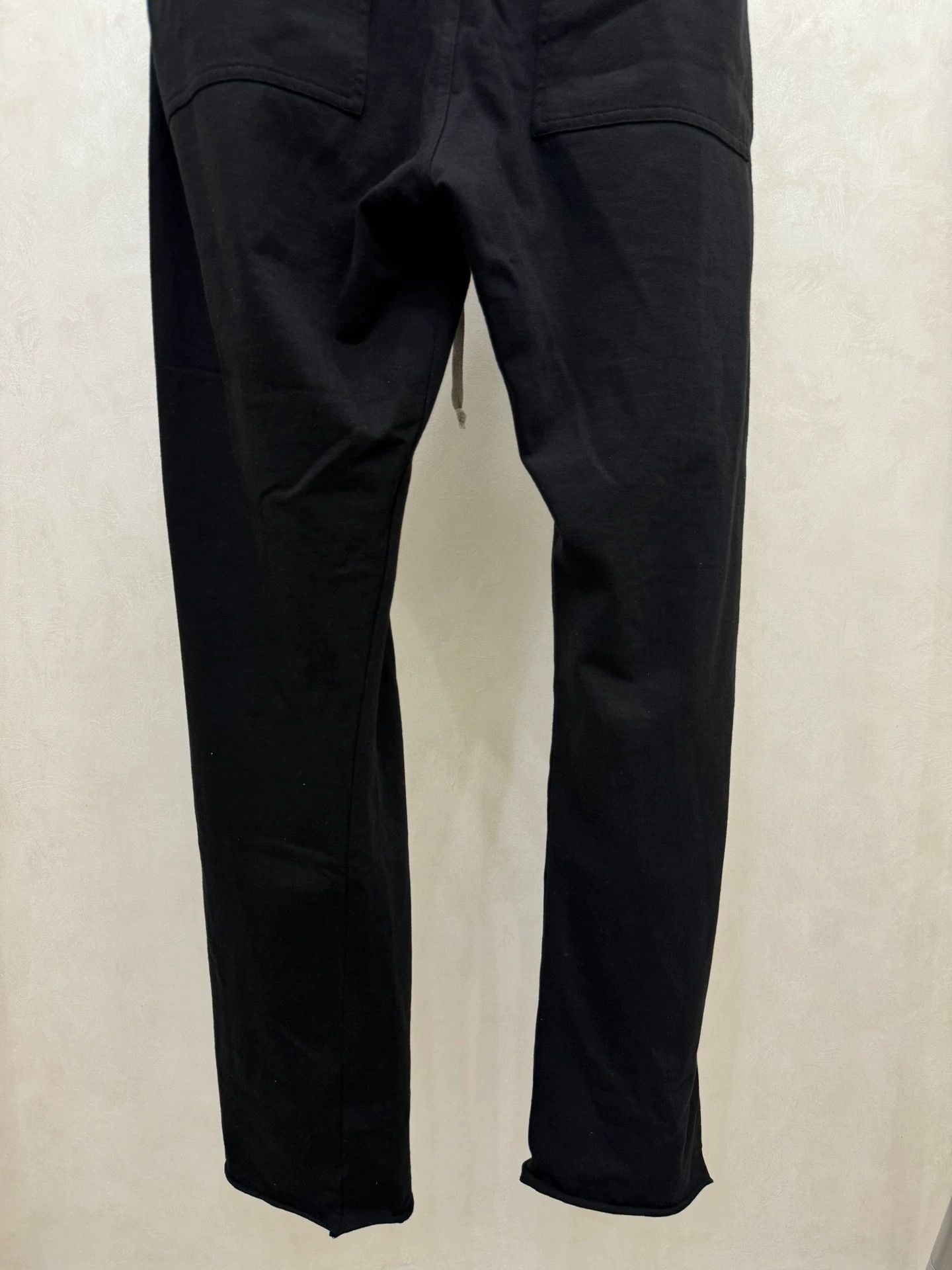 Rick Owens Rick Owens Solid color elastic drawstring straight slim casual pants Size US 32 / EU 48 - 6 Thumbnail