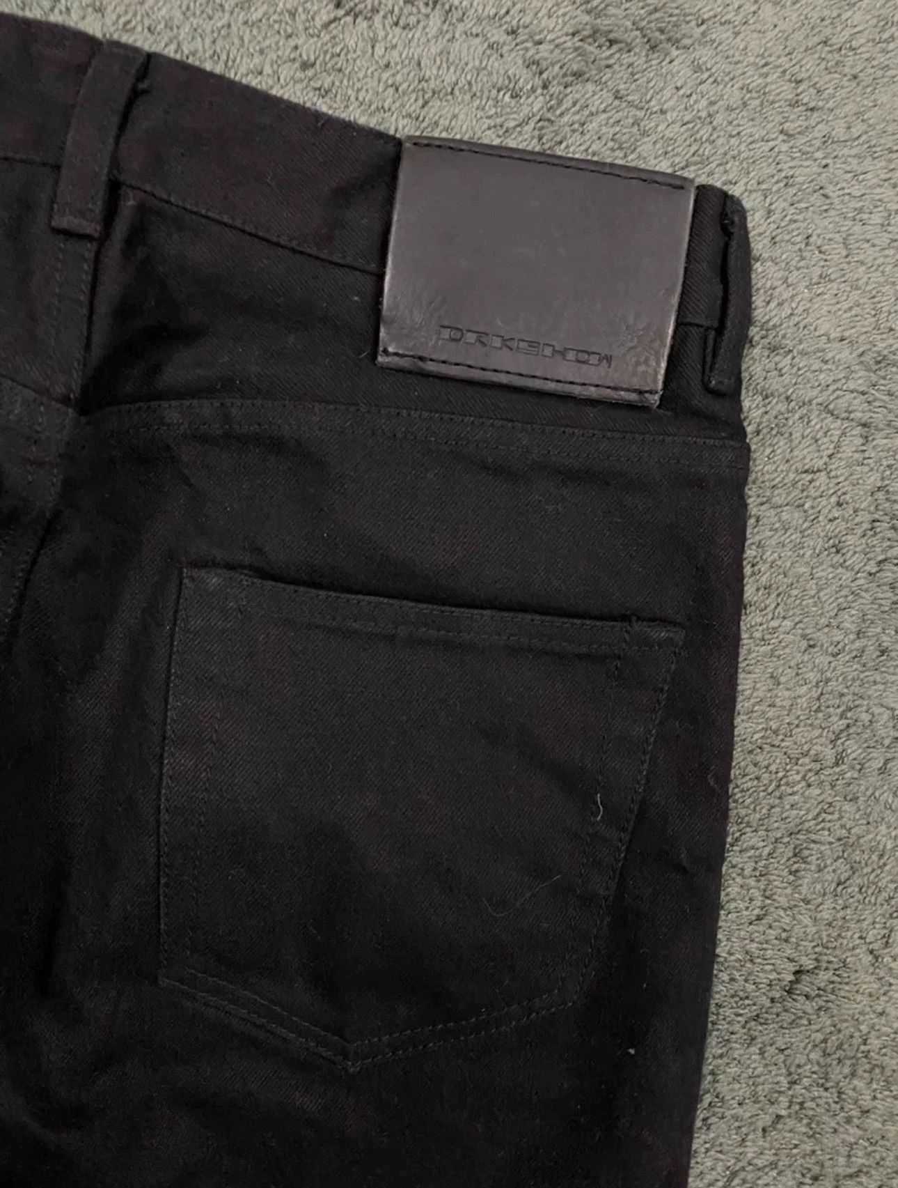 Rick Owens Rick Owens Black tannin straight jeans Size US 30 / EU 46 - 5 Thumbnail
