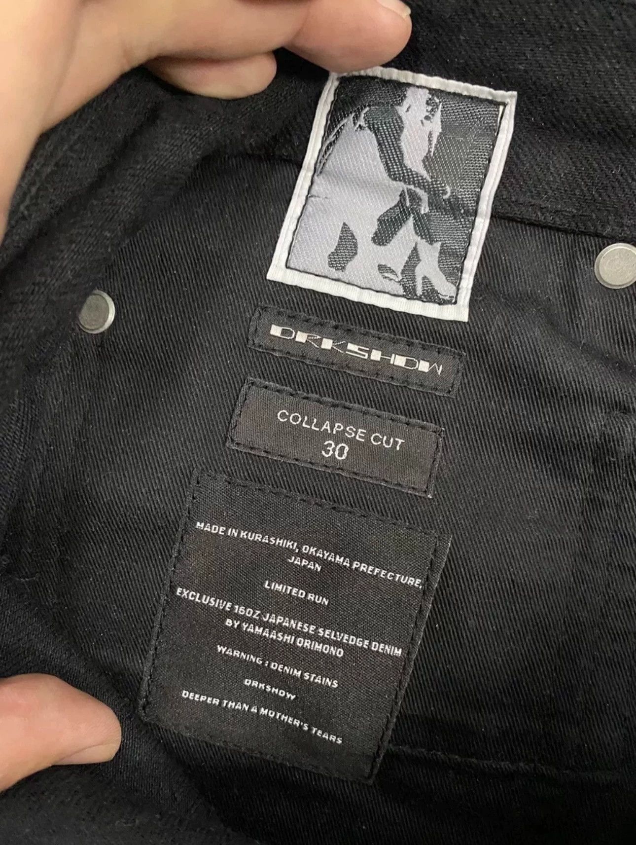 Rick Owens Rick Owens Black tannin straight jeans Size US 30 / EU 46 - 6 Thumbnail