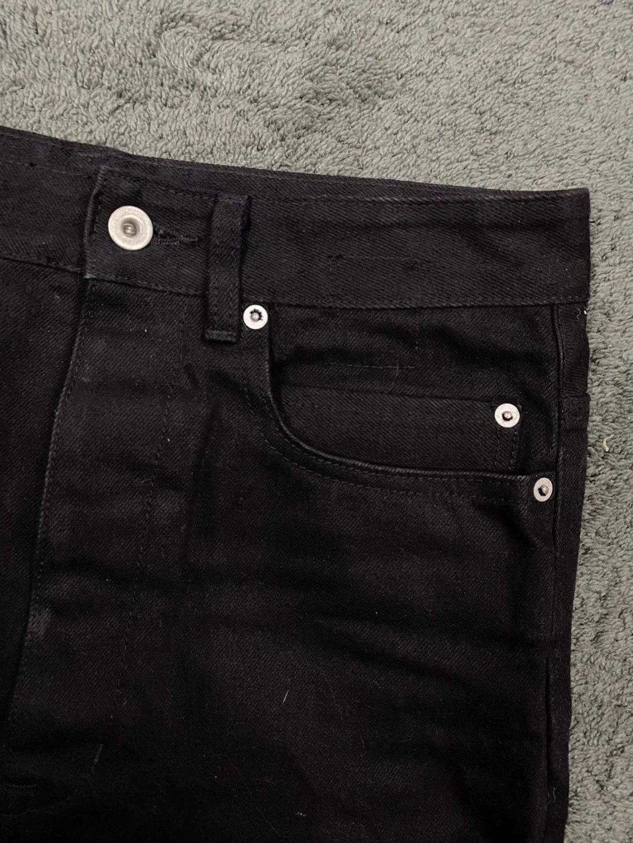 Rick Owens Rick Owens Black tannin straight jeans Size US 30 / EU 46 - 4 Thumbnail