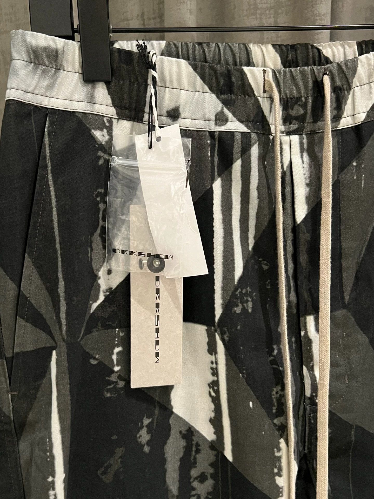 Rick Owens Rick Owens Double-line camouflage printed straight hanging crotch pants Size US 28 / EU 44 - 3 Thumbnail