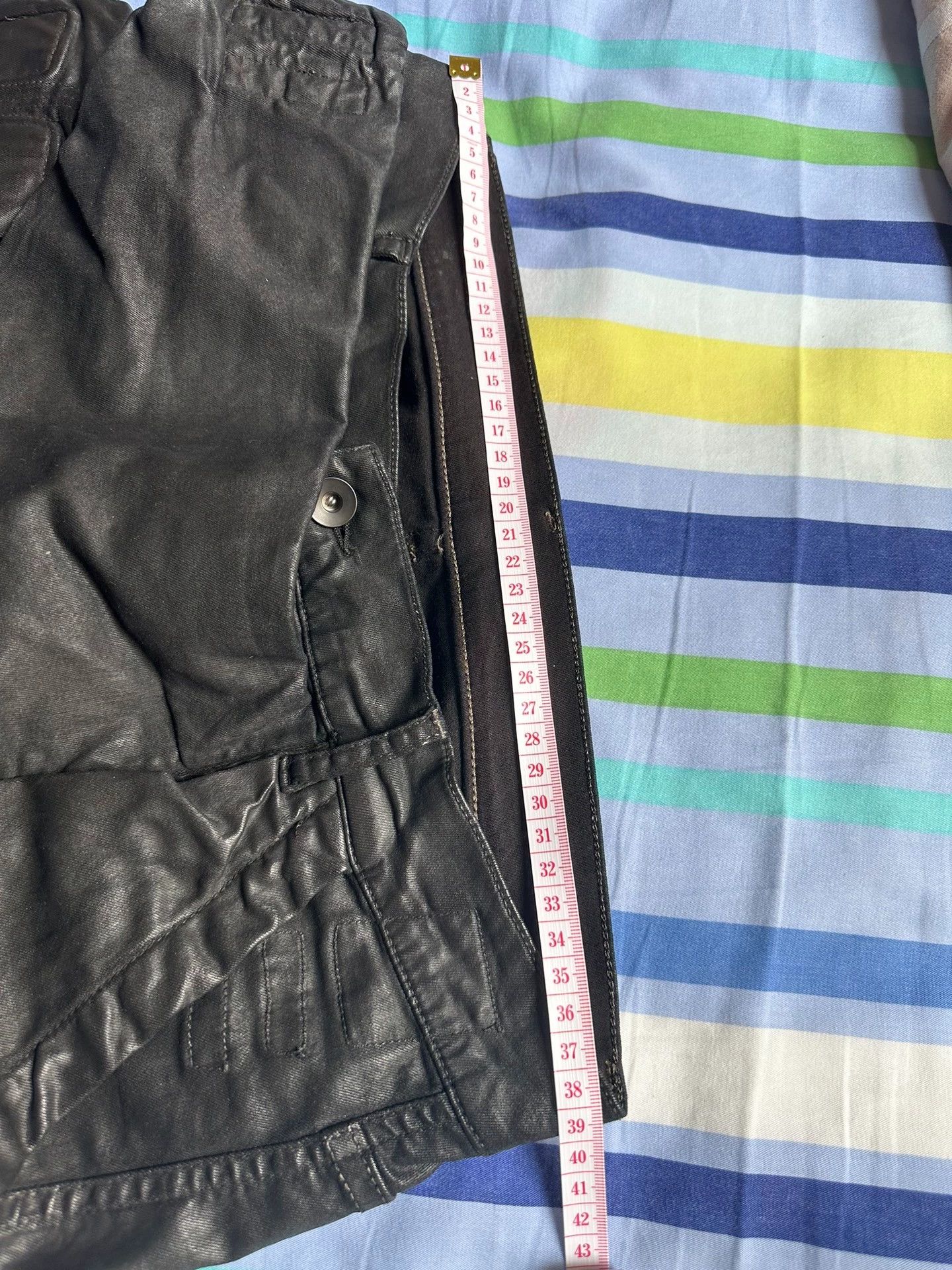 Rick Owens Rick Owens Double-track thin wax pants tight motorcycle pants Size US 30 / EU 46 - 6 Thumbnail
