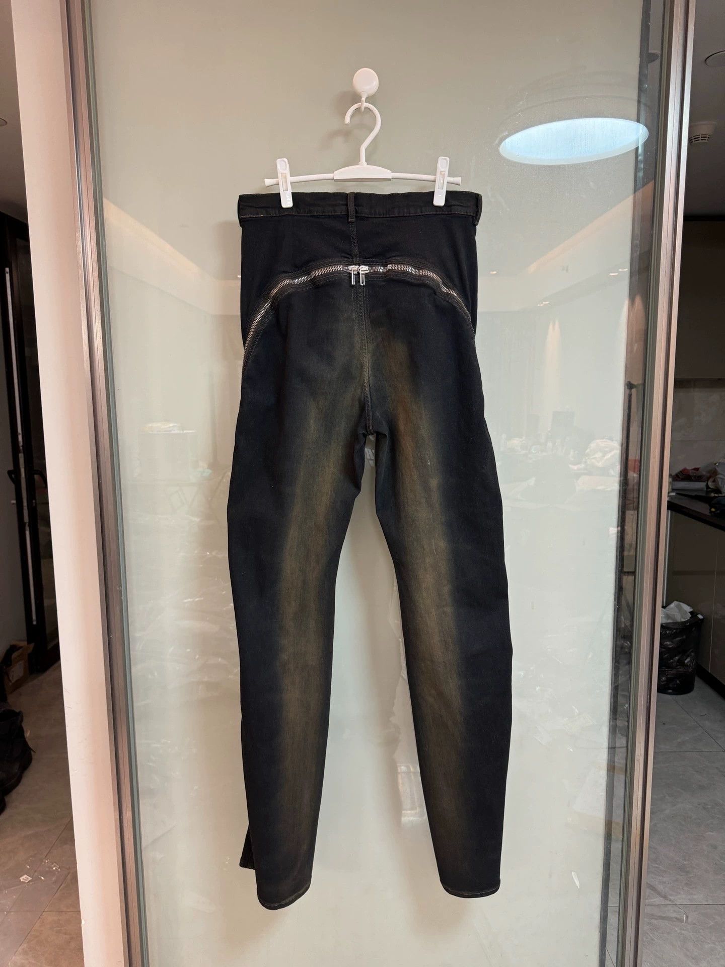 Rick Owens Rick Owens Make old gradient zipper jeans Size US 34 / EU 50 - 2 Thumbnail