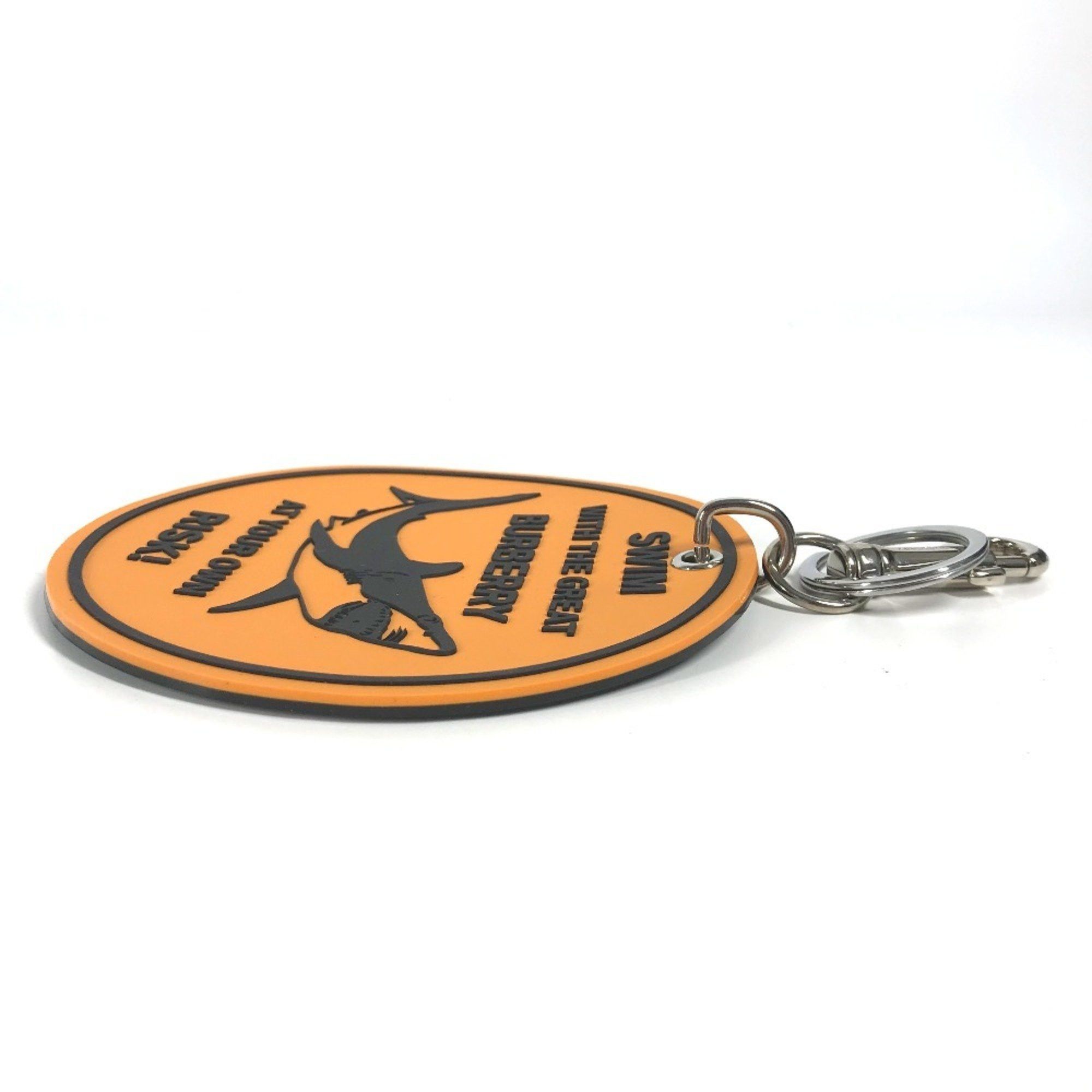 Burberry Burberry Shark Bag Charm Keychain Rubber Women's Orange Size ONE SIZE - 3 Thumbnail