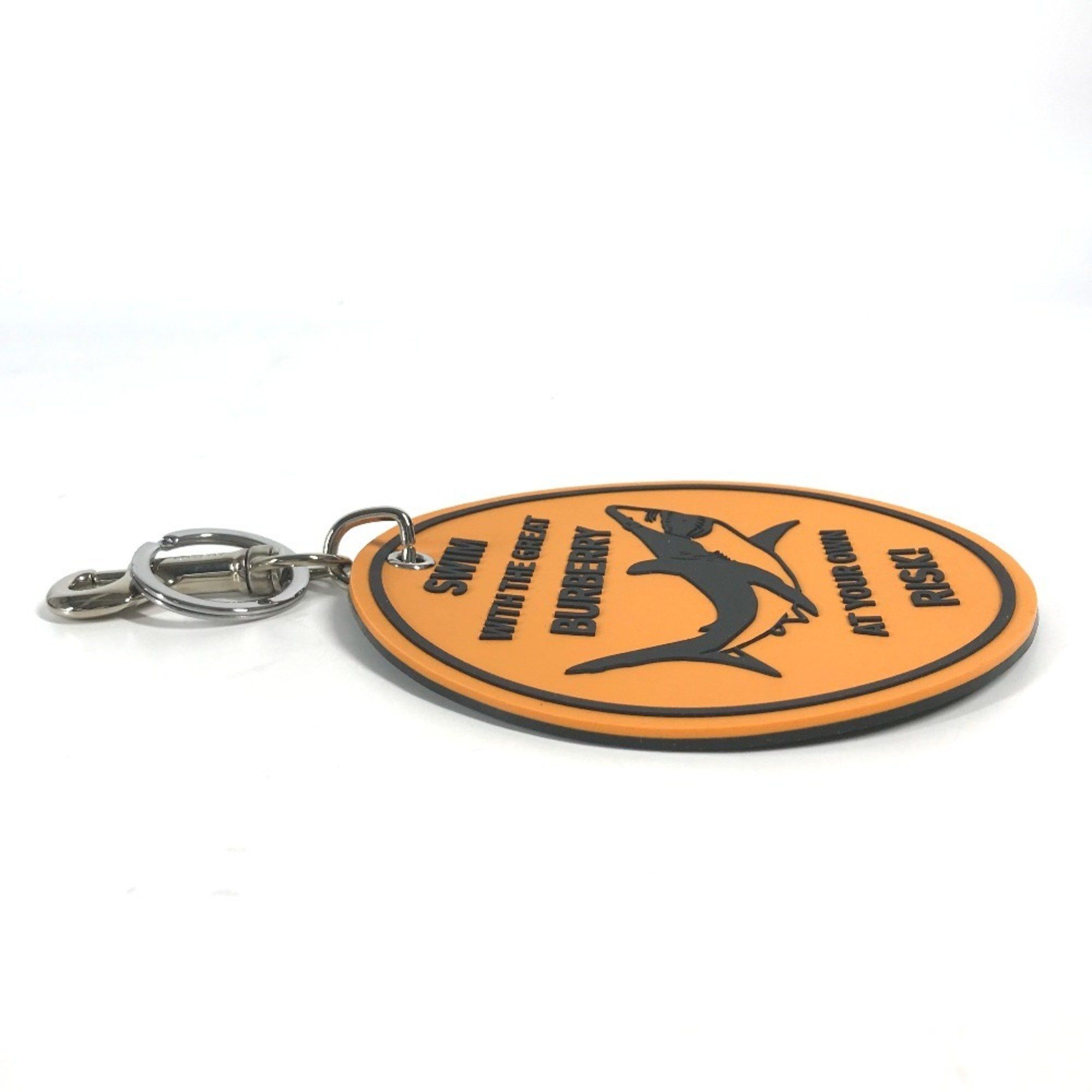 Burberry Burberry Shark Bag Charm Keychain Rubber Women's Orange Size ONE SIZE - 4 Thumbnail