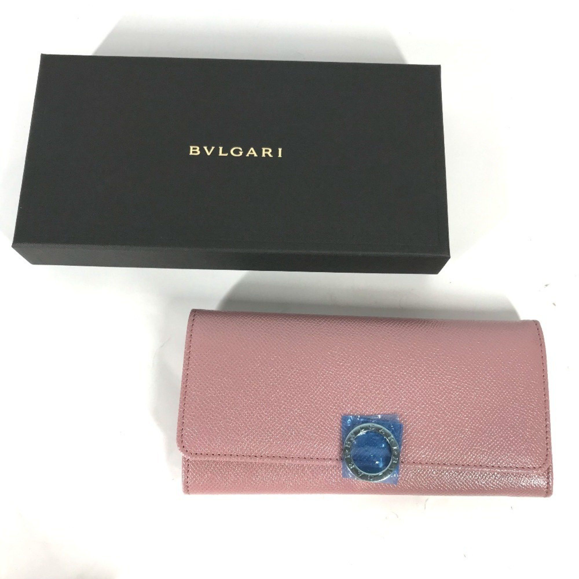 Bvlgari Bvlgari Long Wallet Clip Bi-fold Leather Women's Pink Size ONE SIZE - 3 Thumbnail