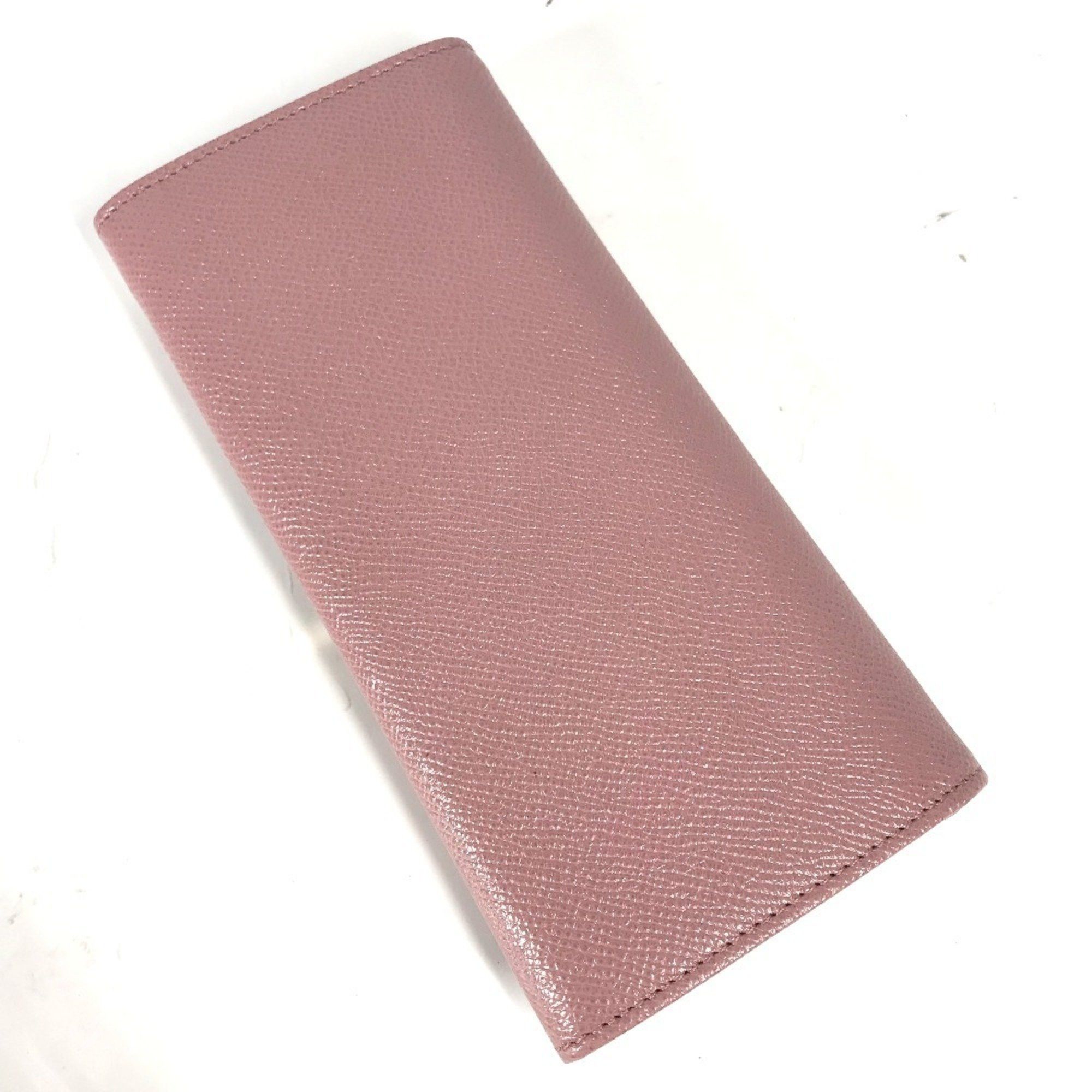 Bvlgari Bvlgari Long Wallet Clip Bi-fold Leather Women's Pink Size ONE SIZE - 9 Thumbnail