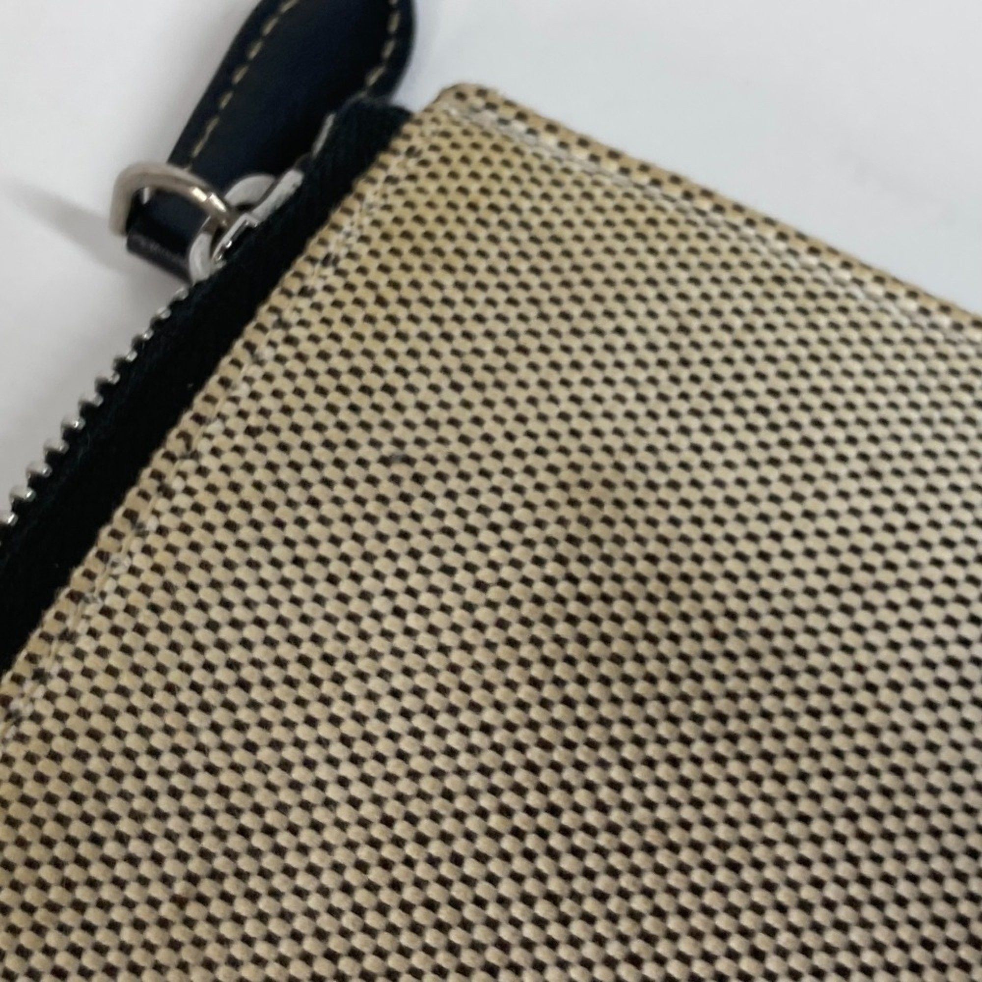 Burberry Burberry Handbag Bag Clutch Leather Canvas Men's Grey Size ONE SIZE - 12 Thumbnail