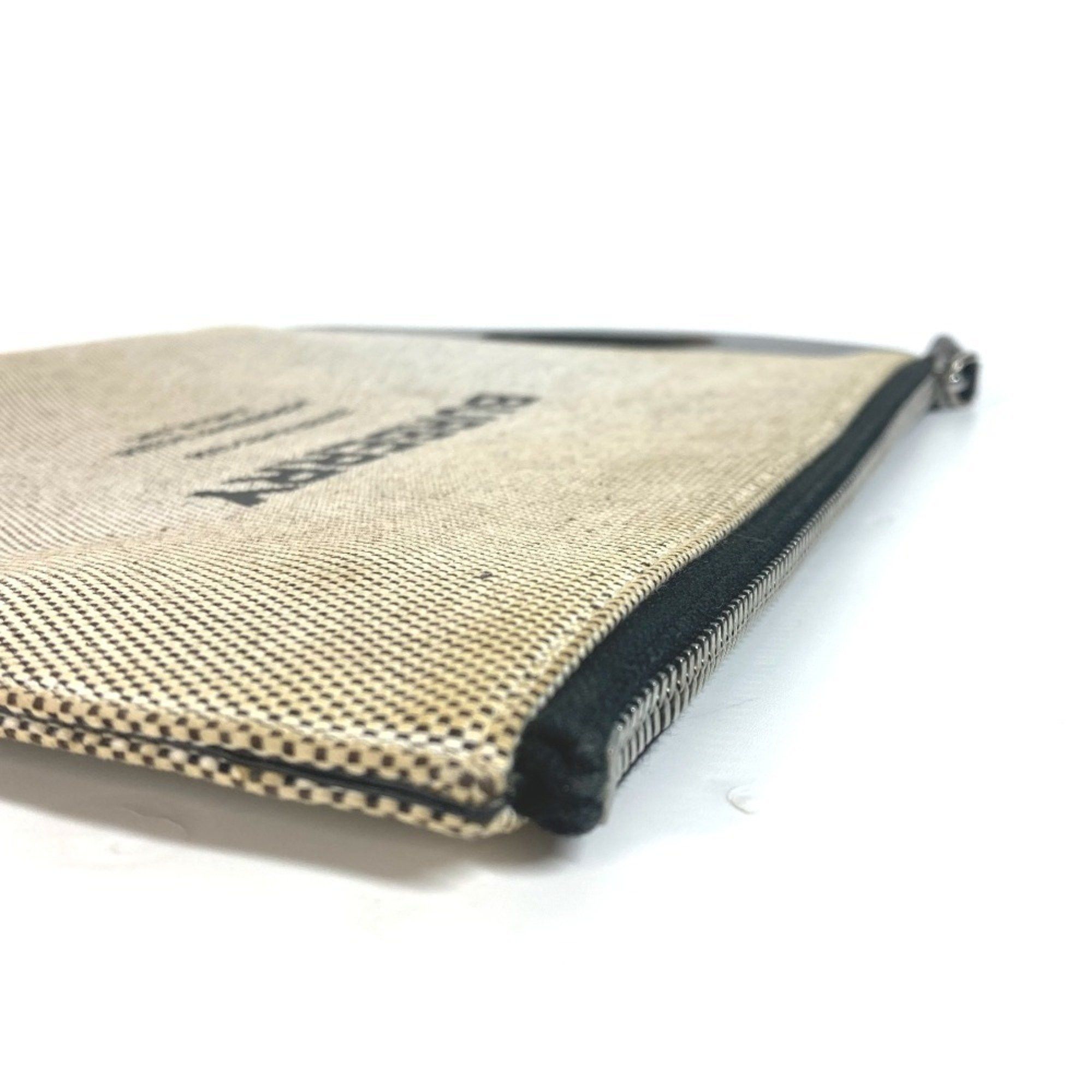 Burberry Burberry Handbag Bag Clutch Leather Canvas Men's Grey Size ONE SIZE - 6 Thumbnail