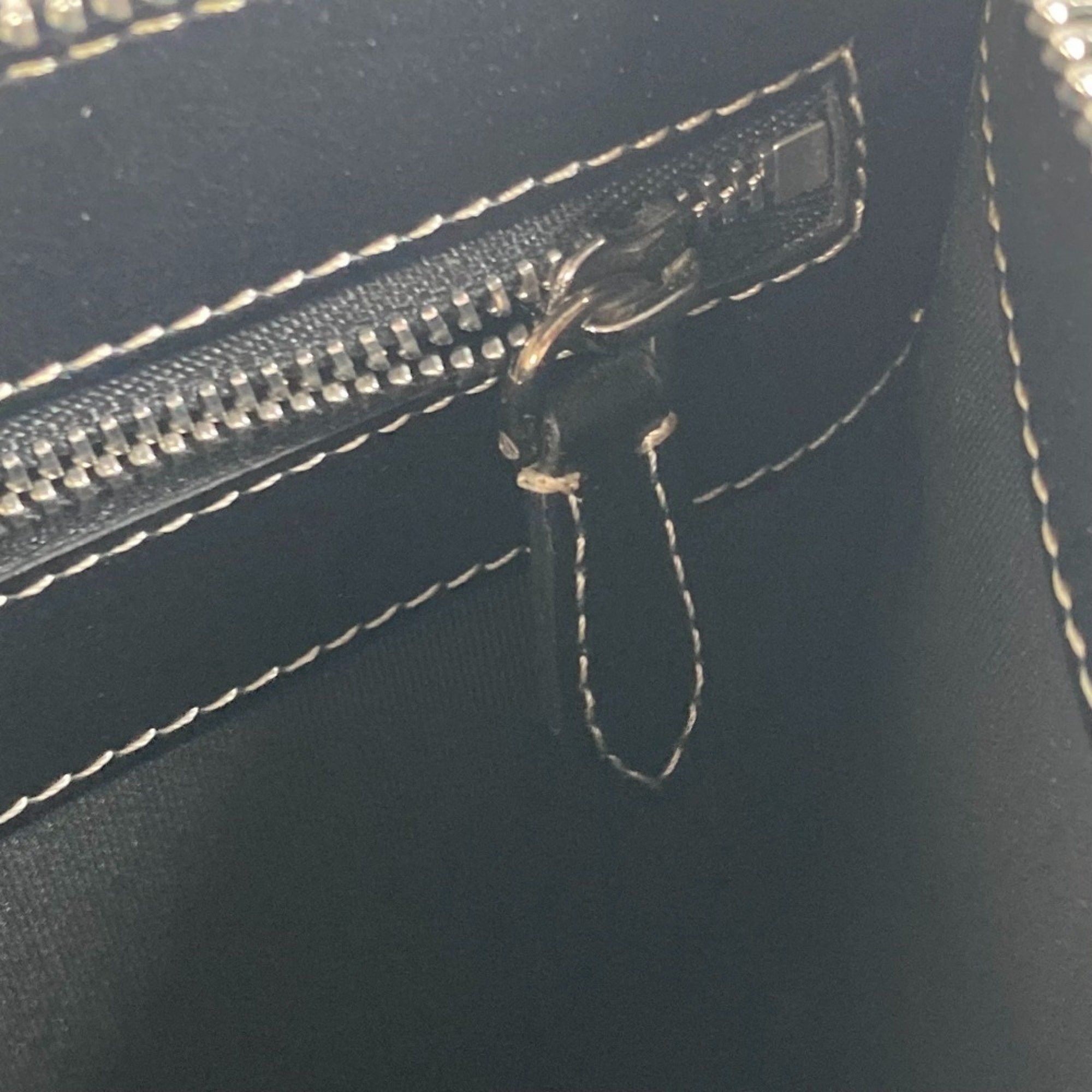 Burberry Burberry Handbag Bag Clutch Leather Canvas Men's Grey Size ONE SIZE - 10 Thumbnail
