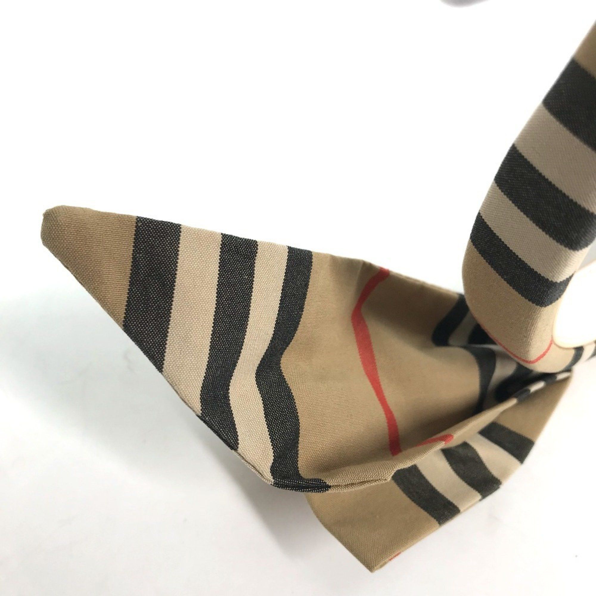 Burberry BURBERRY Check Ribbon Hair Headband Canvas Women s Beige Grailed