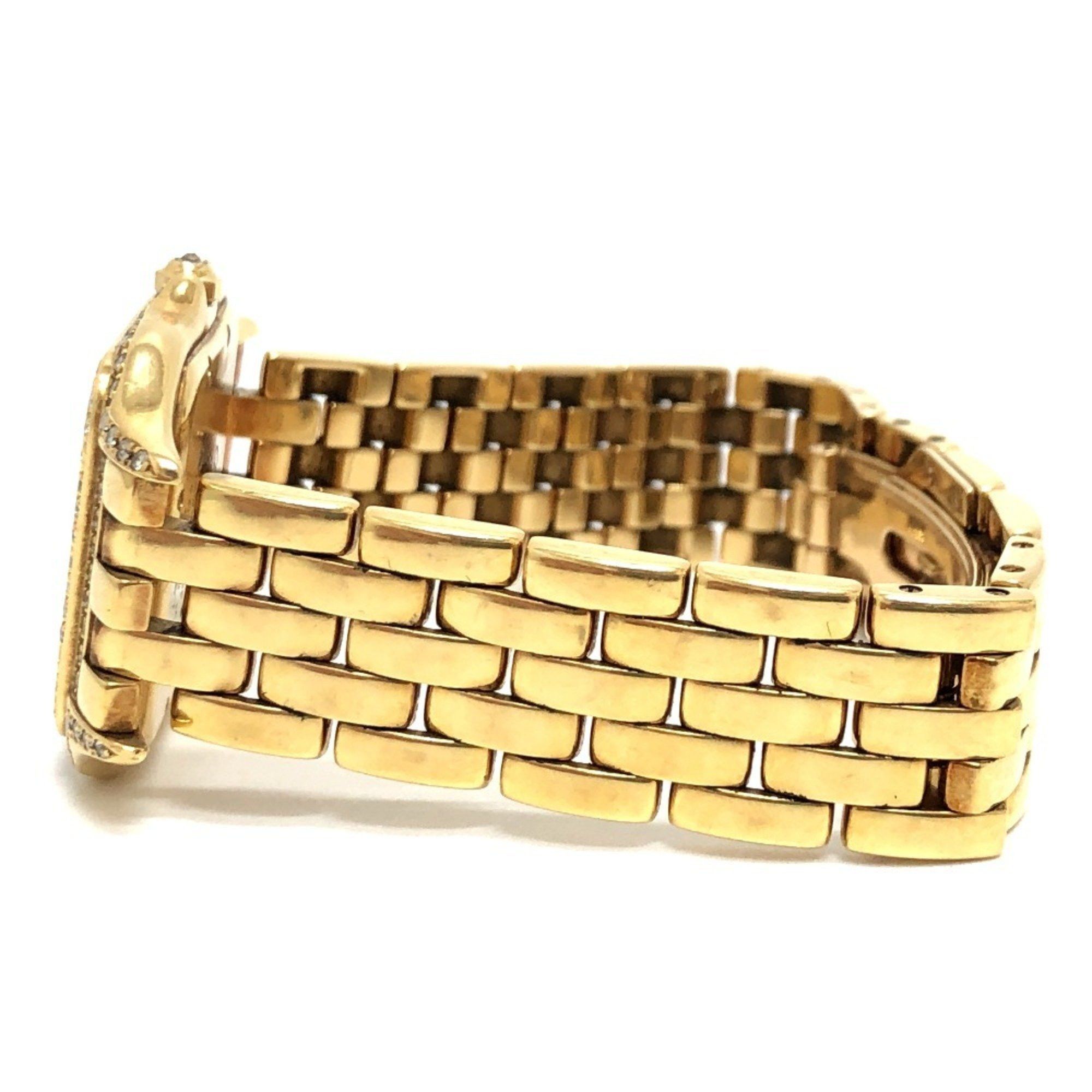 Cartier CARTIER Panthere K18 Solid Diamond Bezel Aftermarket Movement Quartz Wristwatch Men's Gold Size ONE SIZE - 6 Thumbnail