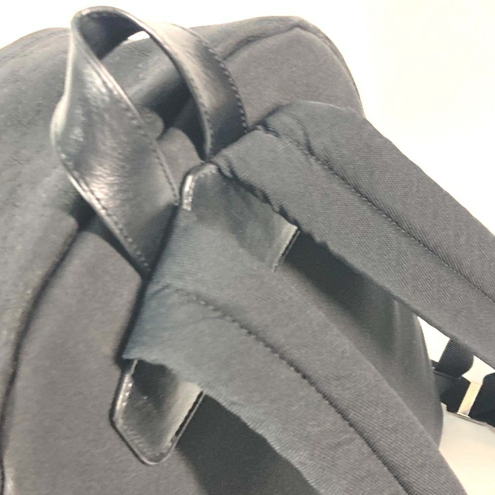 Celine CELINE Triomphe Backpack Canvas Leather Men's Black Size ONE SIZE - 13 Thumbnail