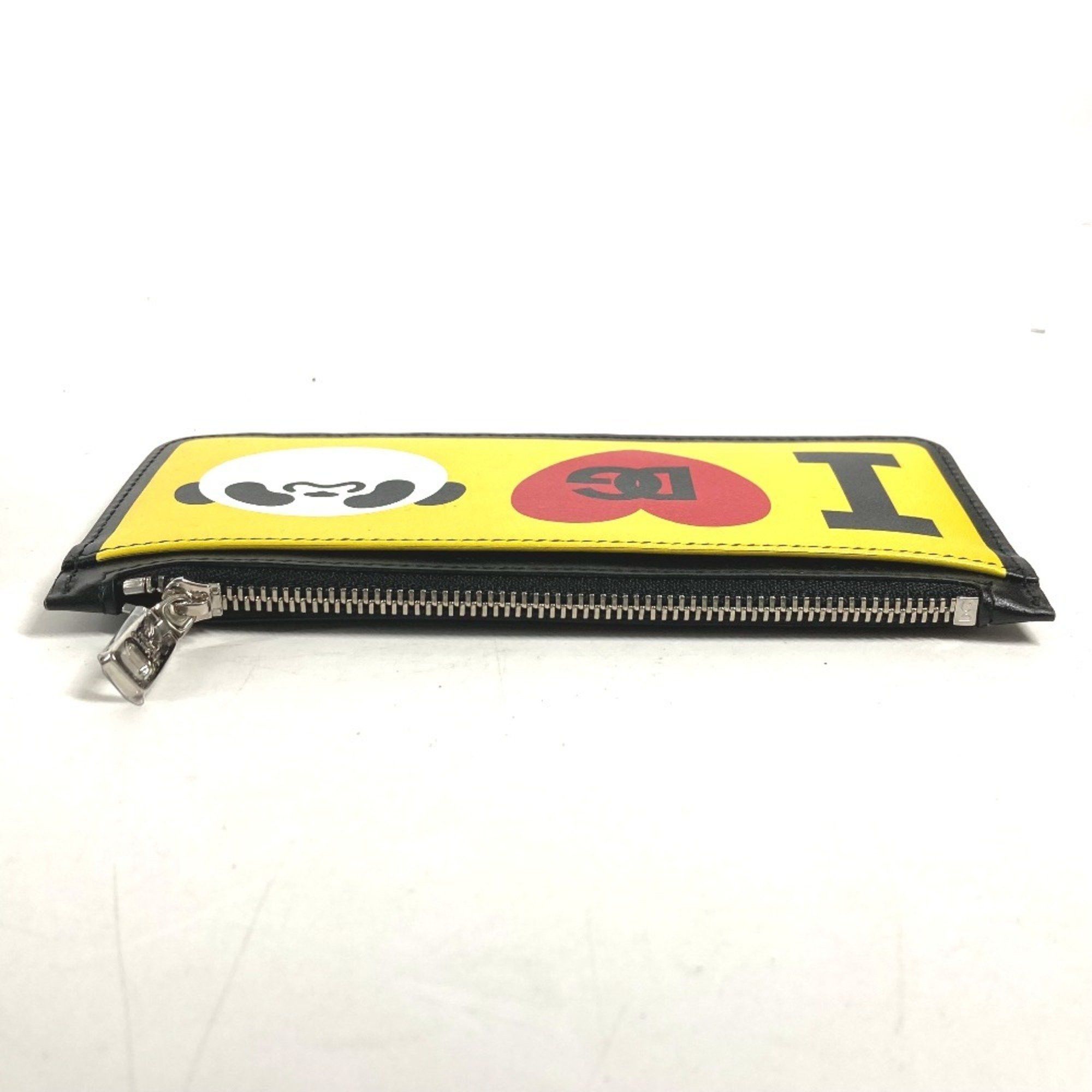 Dolce & Gabbana Dolce & Gabbana DOLCE&GABBANA Jujutsu Kaisen collaboration Panda Fragment Case Wallet Coin purse Wallet/Coin case Leather Men's Black Size ONE SIZE - 3 Thumbnail