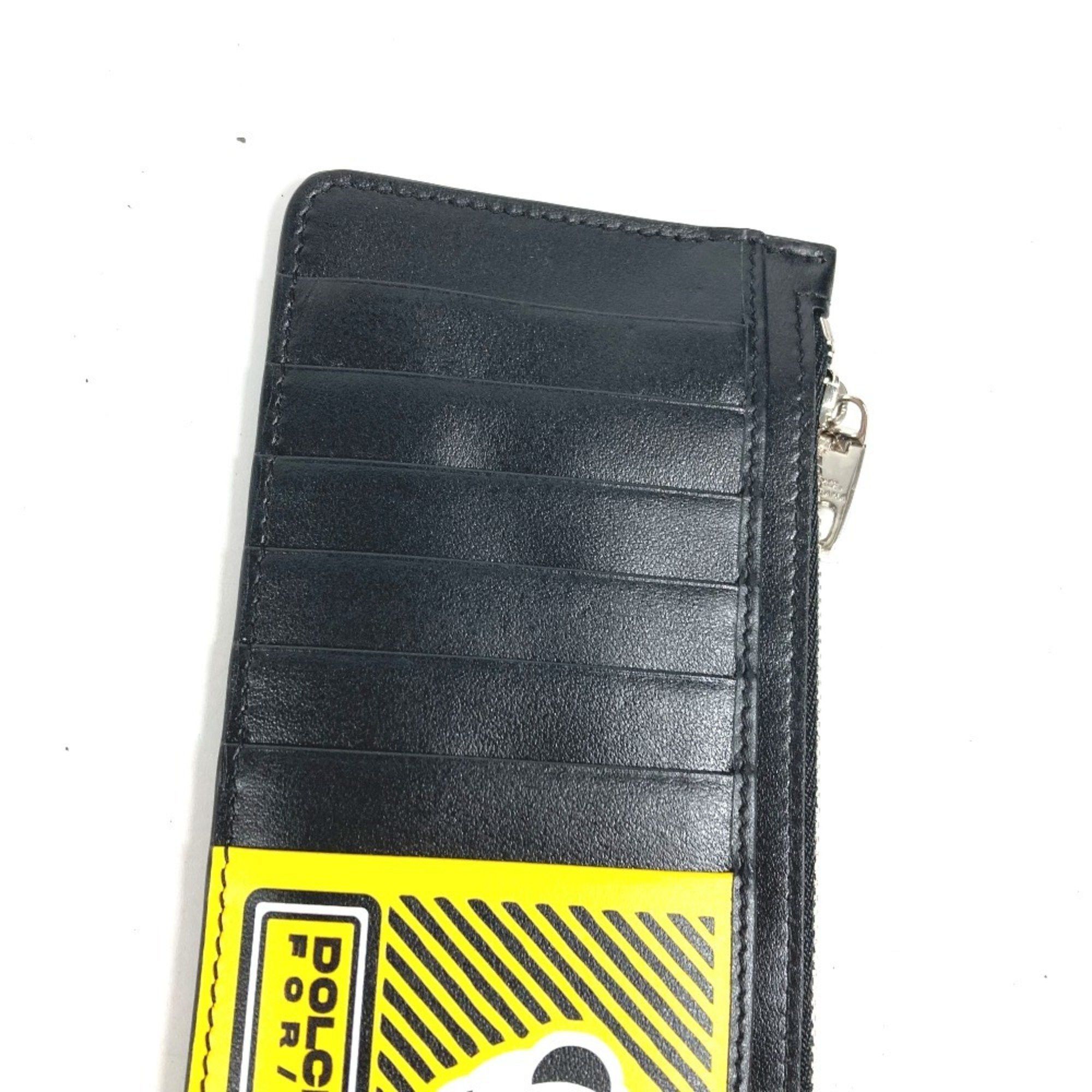 Dolce & Gabbana Dolce & Gabbana DOLCE&GABBANA Jujutsu Kaisen collaboration Panda Fragment Case Wallet Coin purse Wallet/Coin case Leather Men's Black Size ONE SIZE - 6 Thumbnail