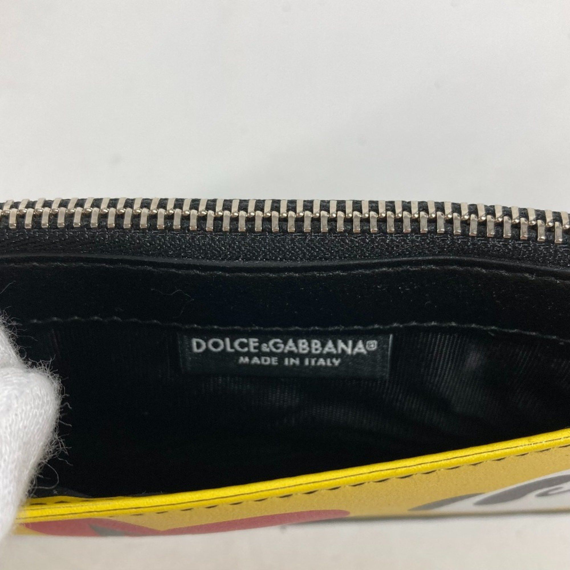 Dolce & Gabbana Dolce & Gabbana DOLCE&GABBANA Jujutsu Kaisen collaboration Panda Fragment Case Wallet Coin purse Wallet/Coin case Leather Men's Black Size ONE SIZE - 9 Thumbnail