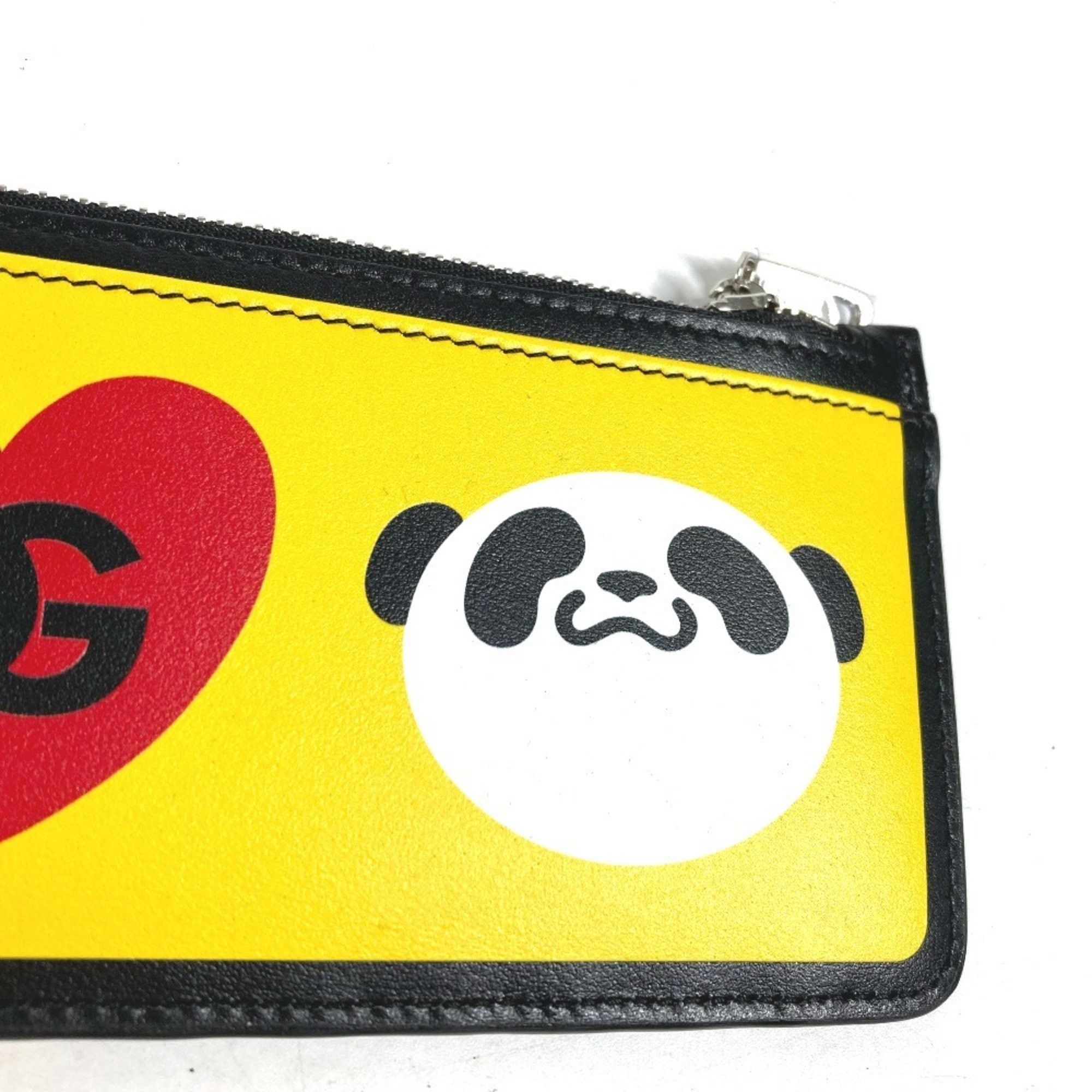 Dolce & Gabbana Dolce & Gabbana DOLCE&GABBANA Jujutsu Kaisen collaboration Panda Fragment Case Wallet Coin purse Wallet/Coin case Leather Men's Black Size ONE SIZE - 5 Thumbnail