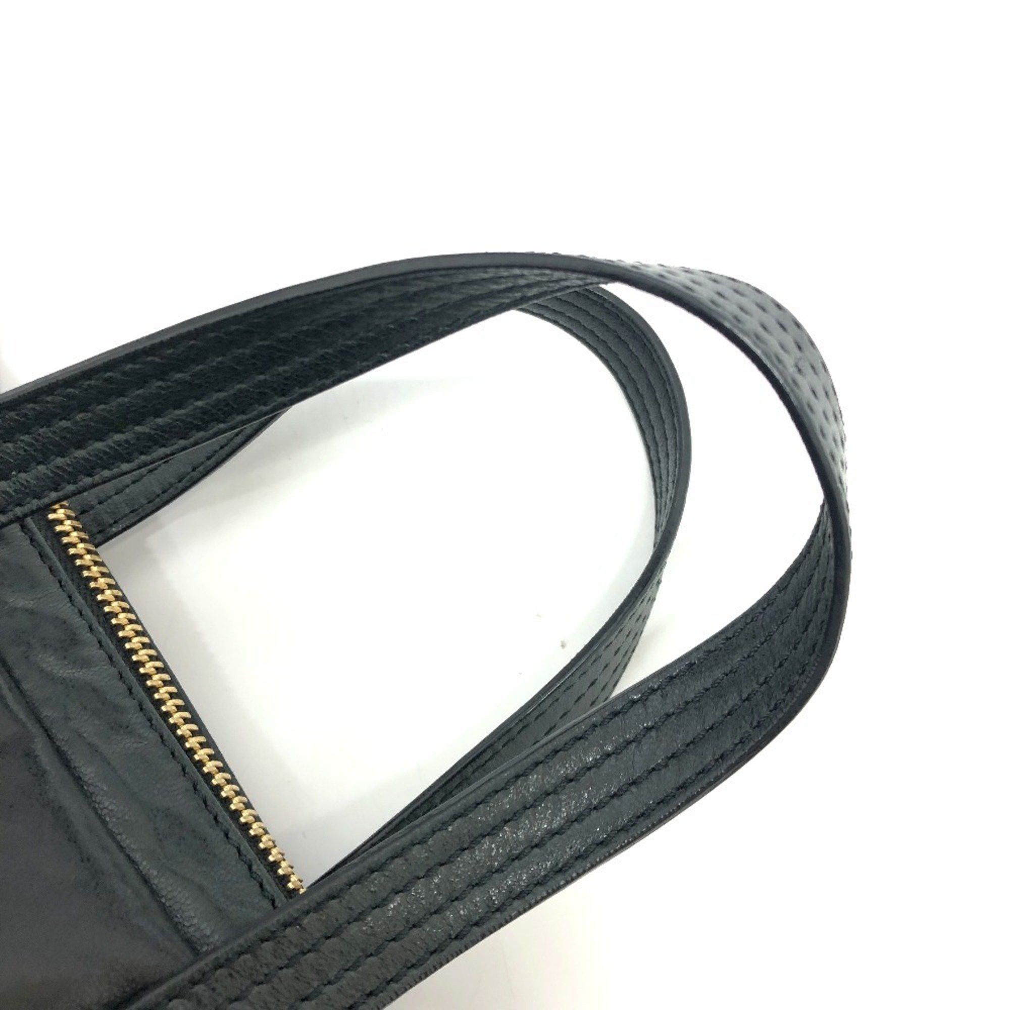 Fendi FENDI 8BT177 Zip It Bag Leather Men's Black Size ONE SIZE - 6 Thumbnail