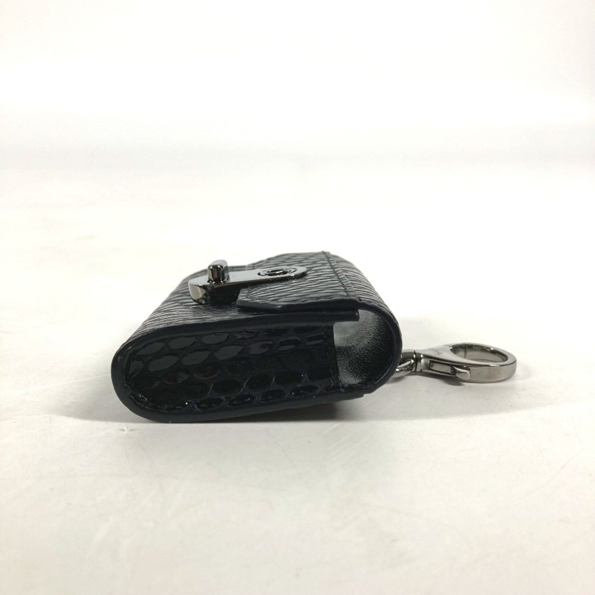 Christian Louboutin Christian Louboutin Airpods Case, Apple Earphone Keychain, Leather, Men's, Black Size ONE SIZE - 4 Thumbnail