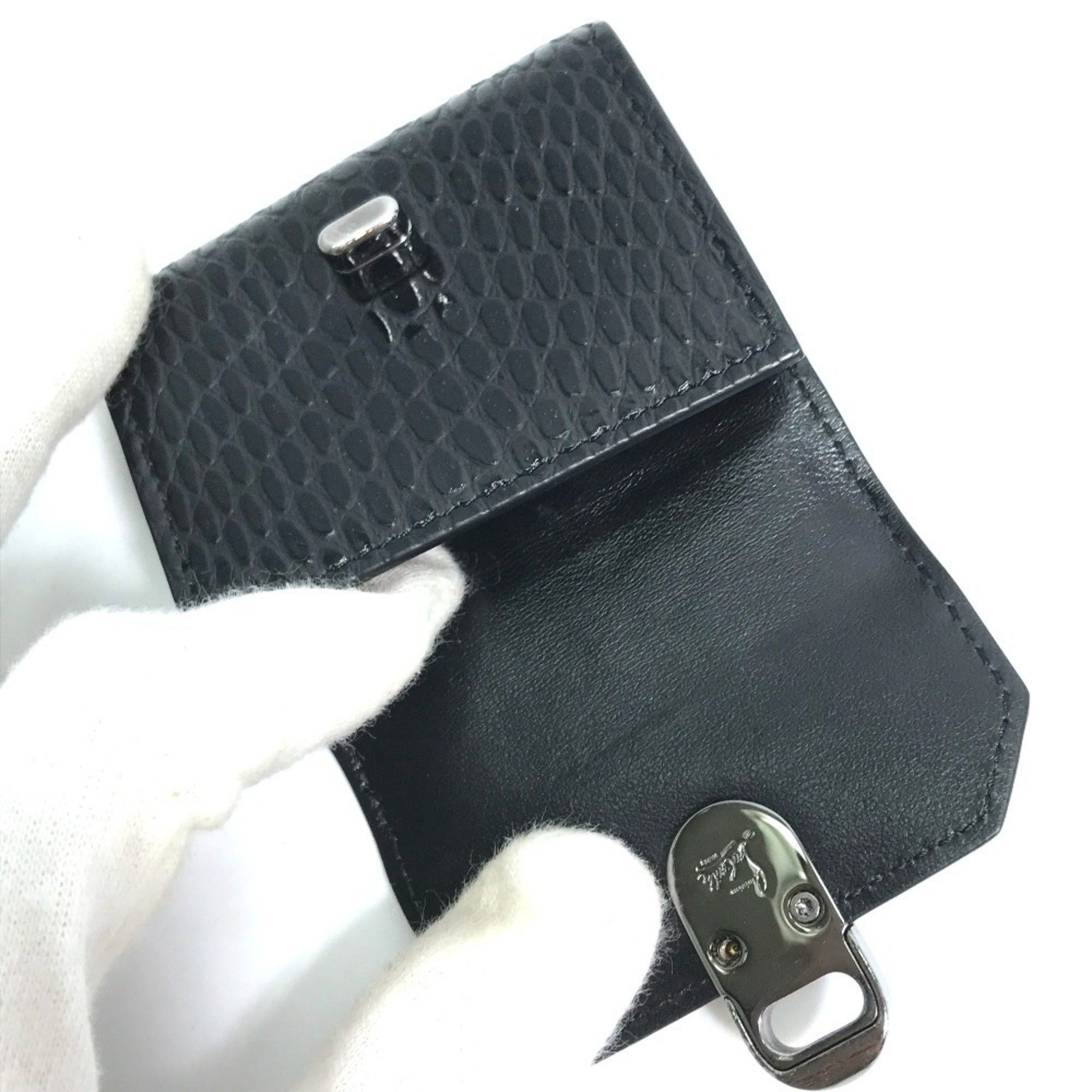 Christian Louboutin Christian Louboutin airpods case studs apple pouch earphone leather men's black Size ONE SIZE - 7 Thumbnail