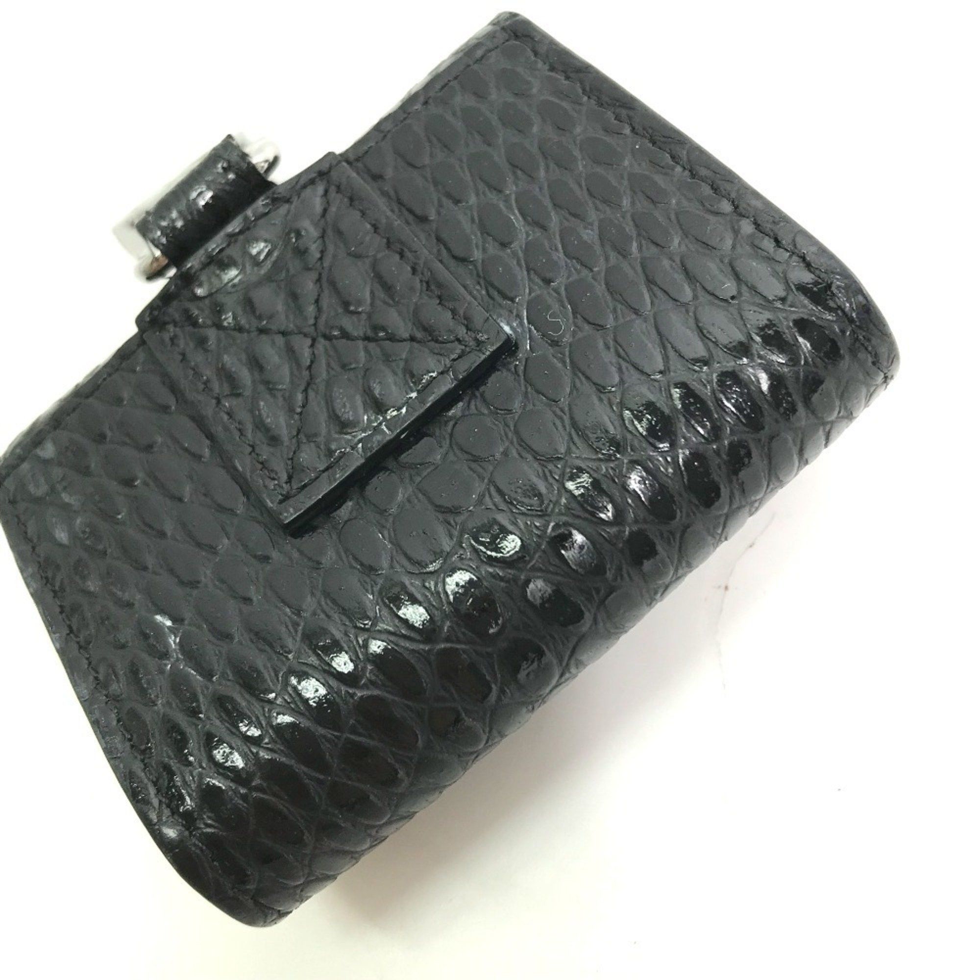 Christian Louboutin Christian Louboutin airpods case studs apple pouch earphone leather men's black Size ONE SIZE - 6 Thumbnail