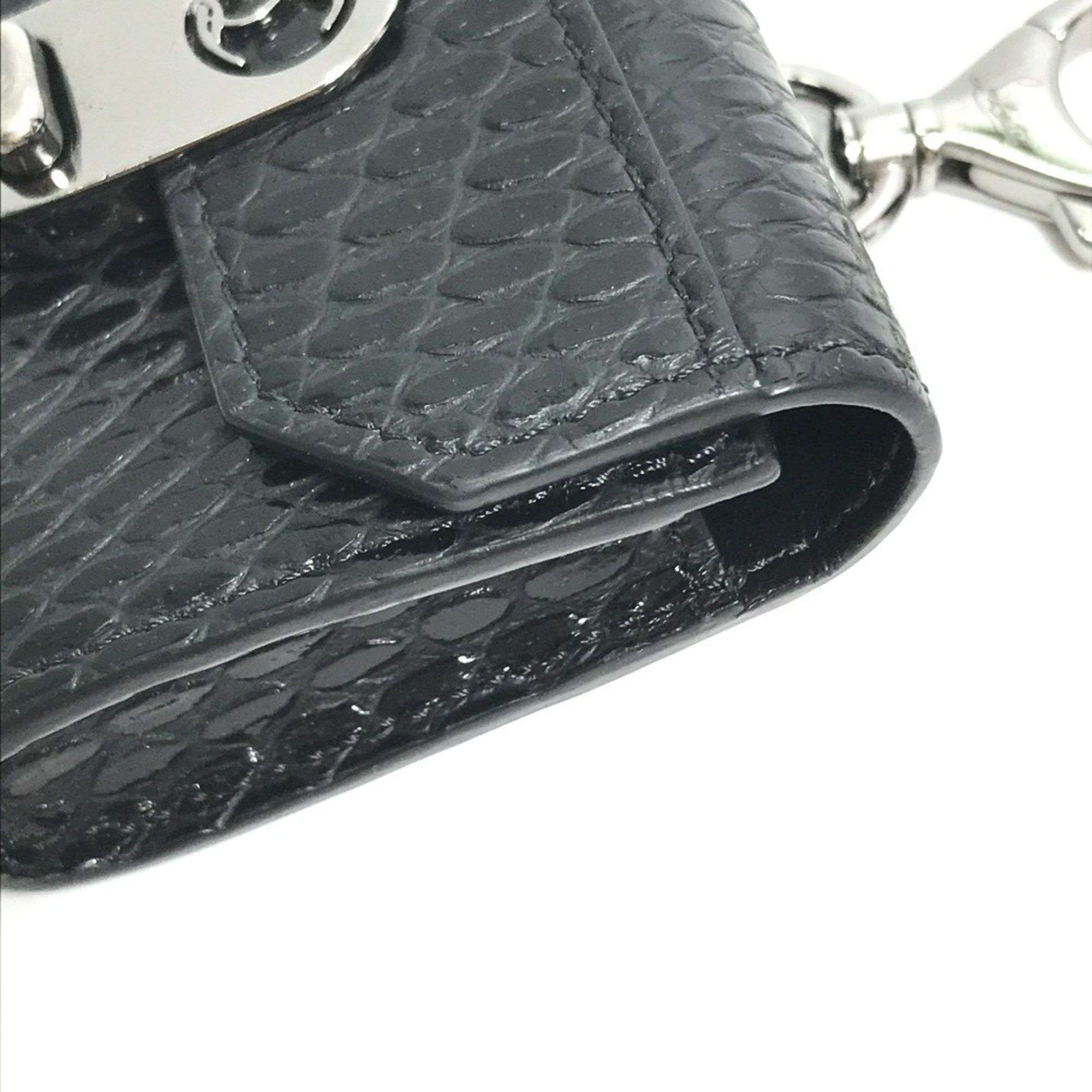 Christian Louboutin Christian Louboutin airpods case studs apple pouch earphone leather men's black Size ONE SIZE - 3 Thumbnail