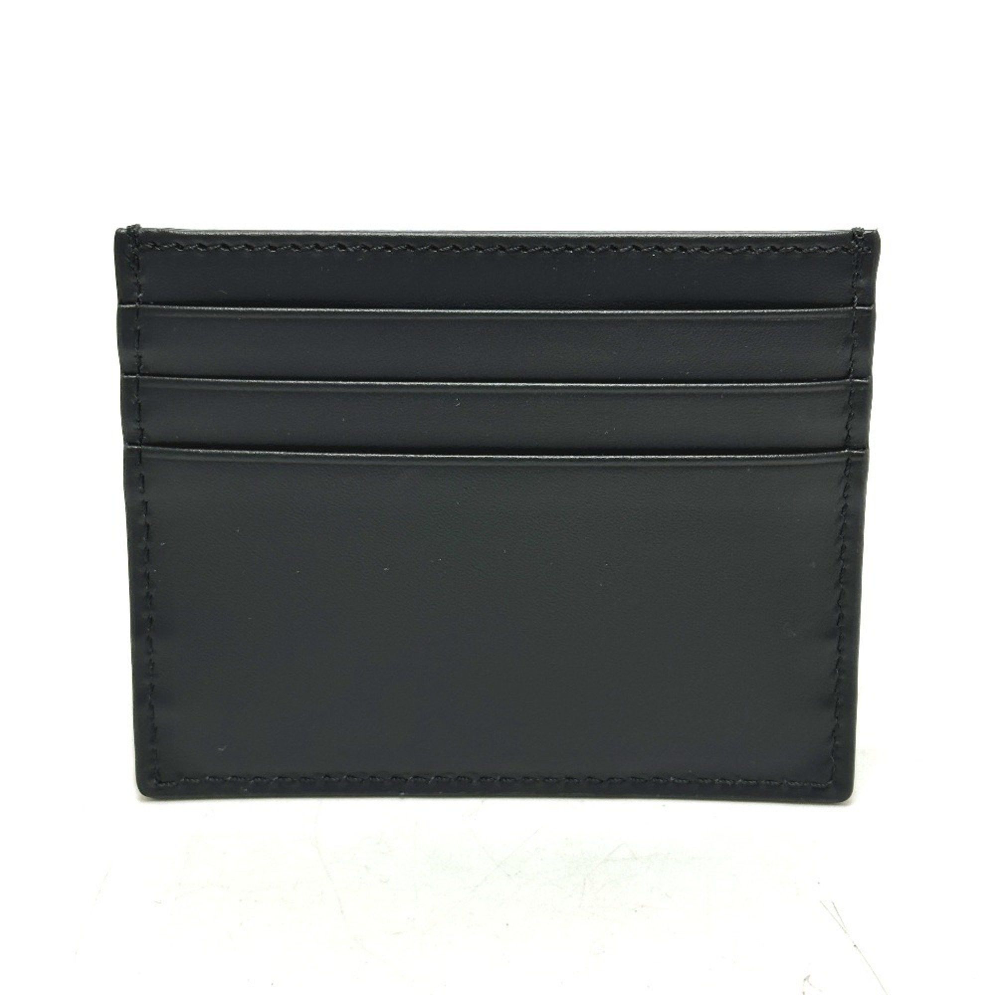 Fendi FENDI 7M0164 Business Card Holder Pass Case Holder/Card Leather Men's Black Size ONE SIZE - 2 Thumbnail
