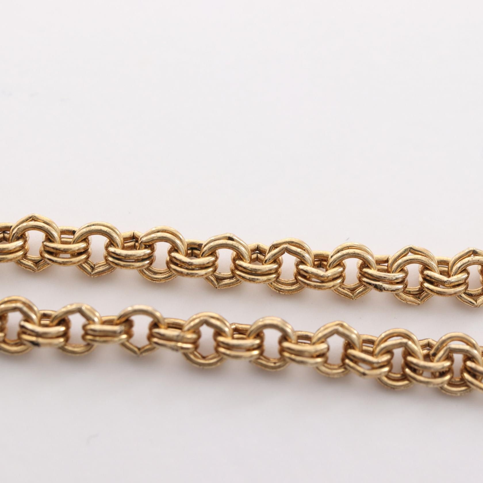 Dior Dior CD Rhinestone Chain Necklace Metal Necklace in Very Good Condition Size ONE SIZE - 6 Thumbnail