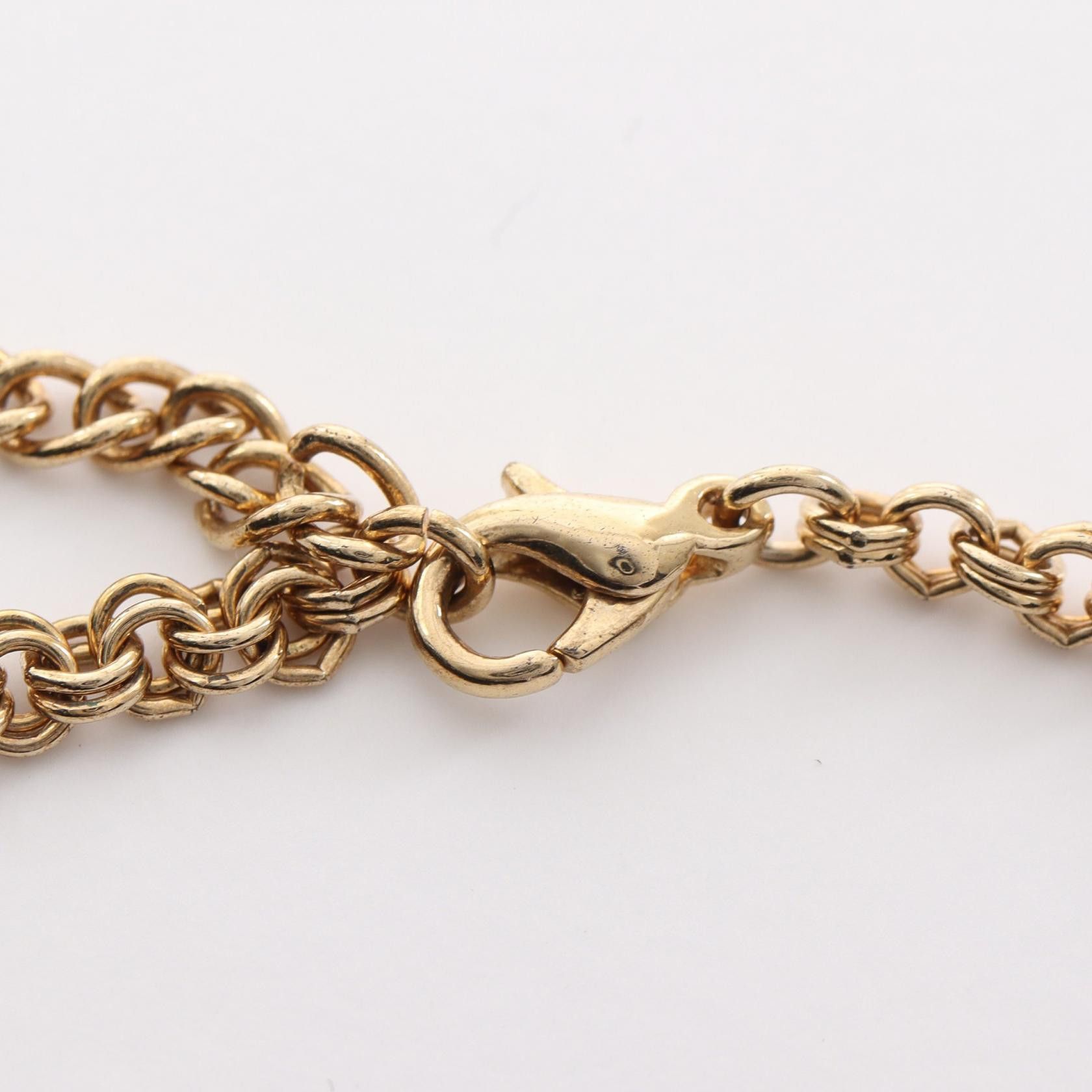 Dior Dior CD Rhinestone Chain Necklace Metal Necklace in Very Good Condition Size ONE SIZE - 3 Thumbnail
